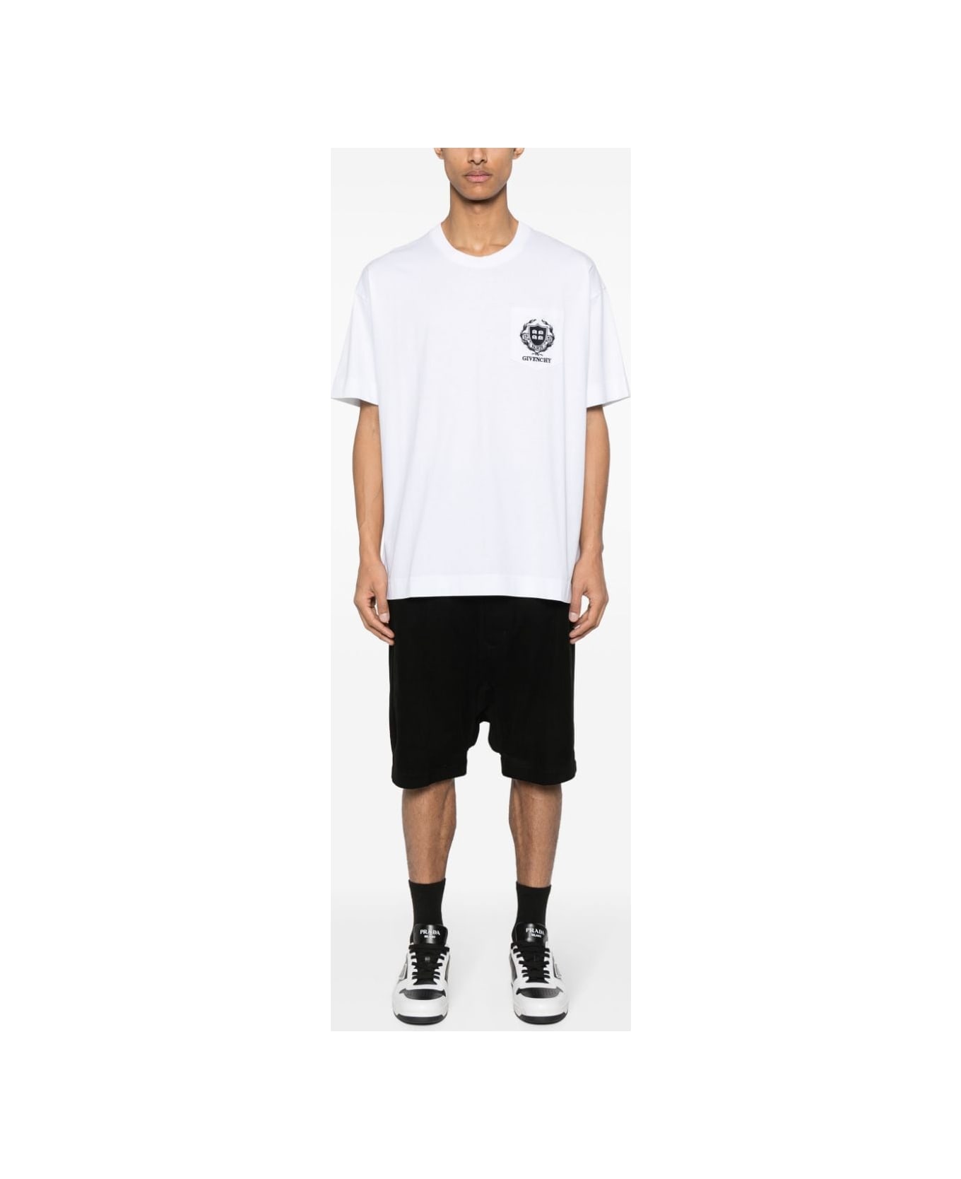 Givenchy Crest T-shirt - White シャツ