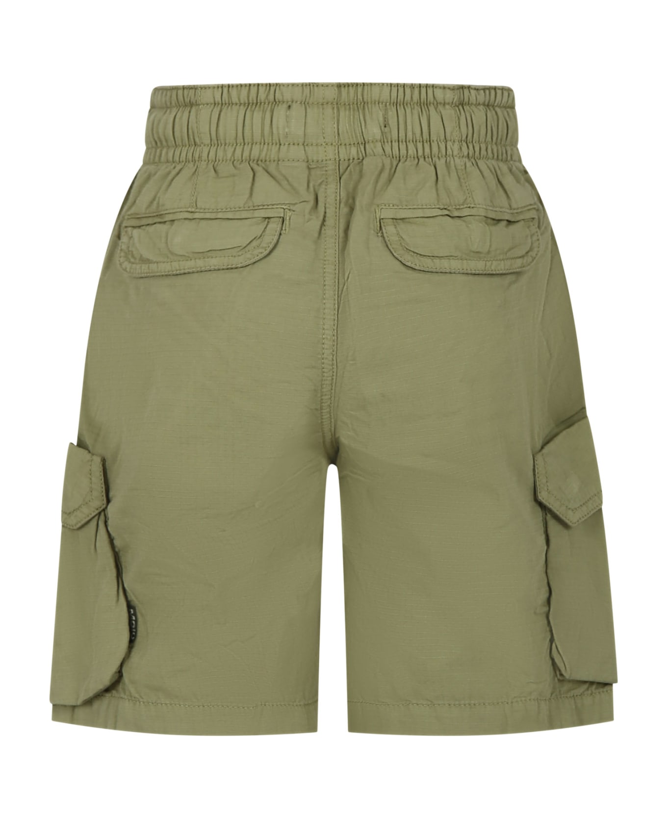Molo Casual Argod Green Shorts For Boy - Green ボトムス