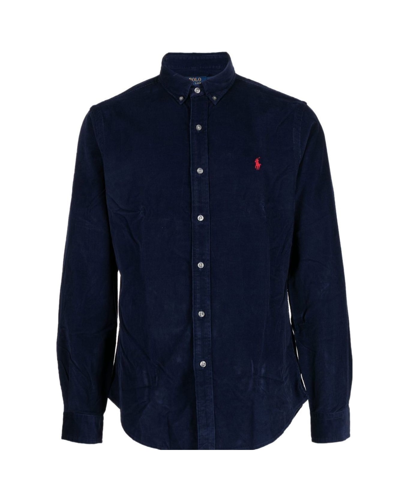 Polo Ralph Lauren Corduroy Long Sleeve Sport Shirt - Newport Navy