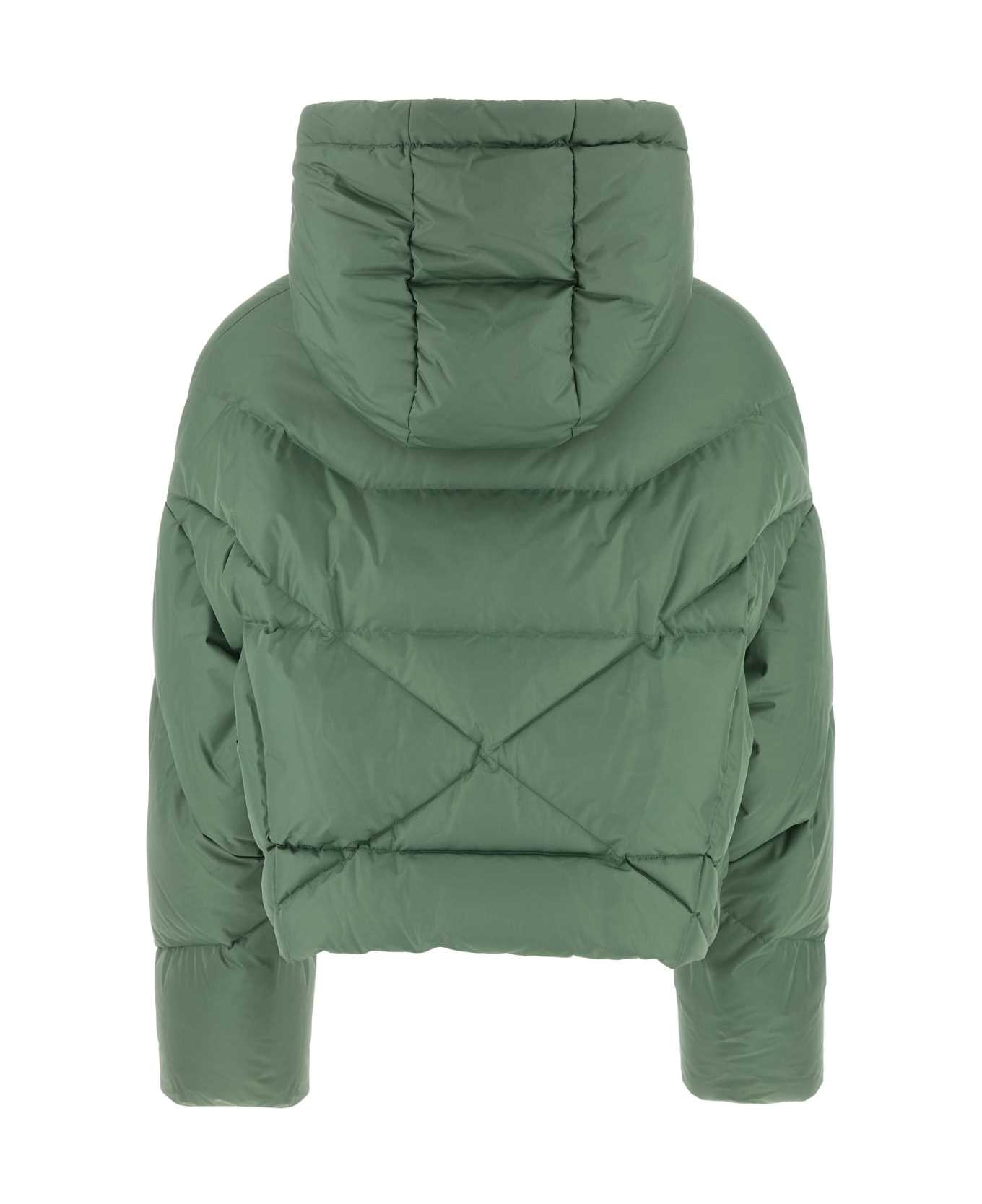 Khrisjoy Sage Green Polyester Down Jacket - SAGE