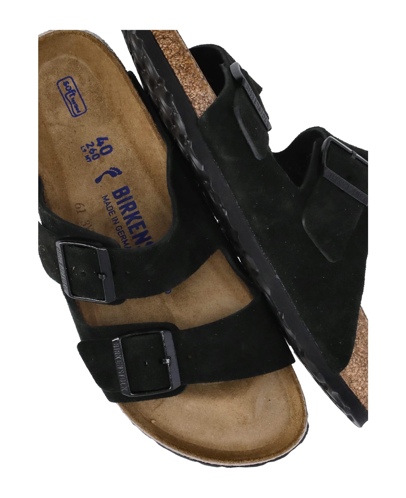 Birkenstock Arizona Sandals - Black フラットシューズ