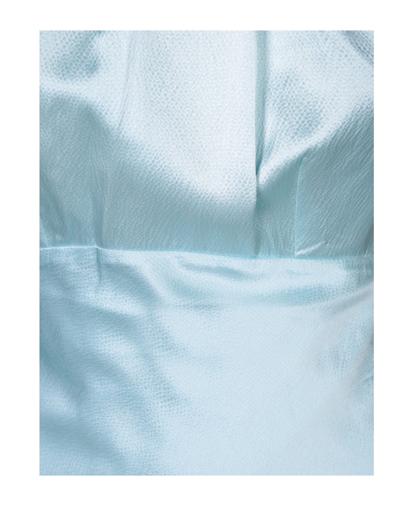 C.P. Company Light Blue Halter Long Dress - Blue