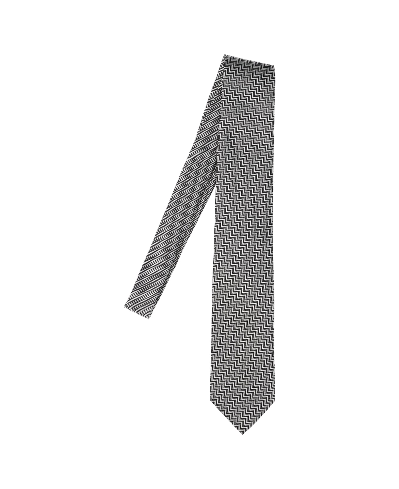 Tom Ford Striped Tie - Black  