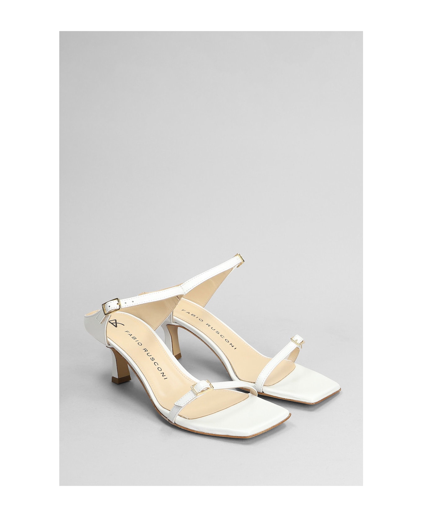 Fabio Rusconi Sandals In White Leather - white