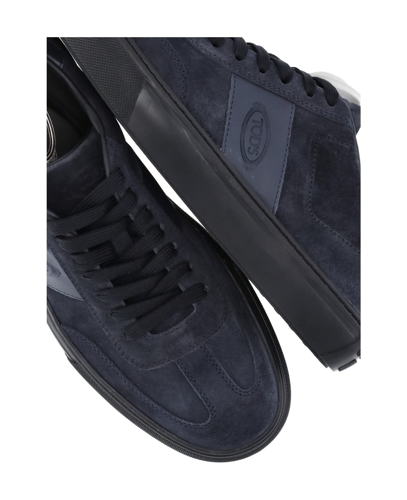 Tod's Suede Leather Sneakers - Blue