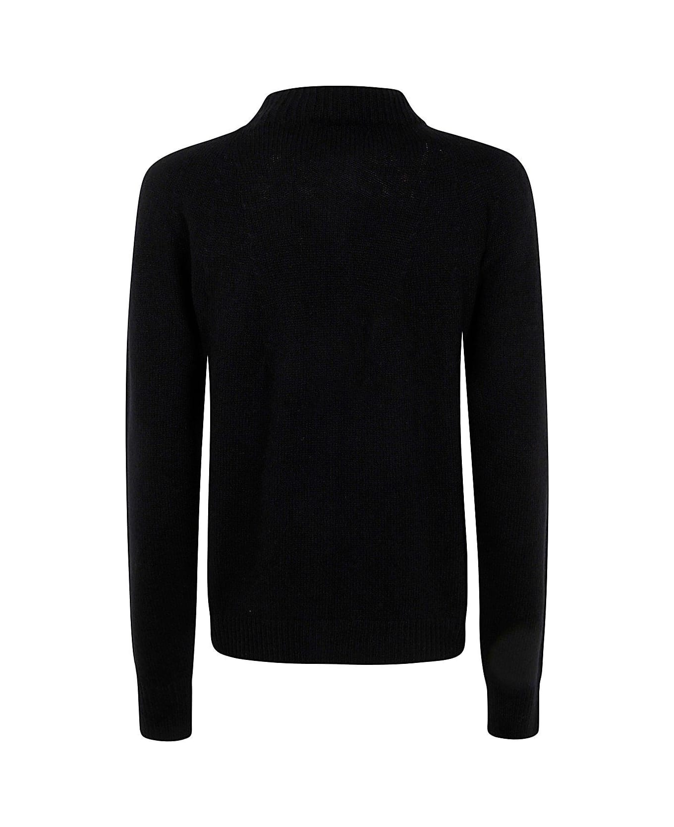 Khaite Ambre Crewneck Knitted Cardigan - Black