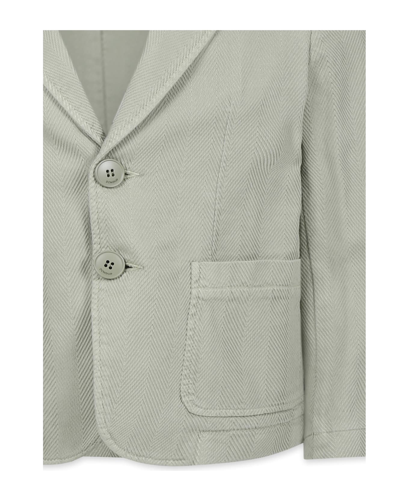 Dondup Green Jacket For Boy With Logo - Green