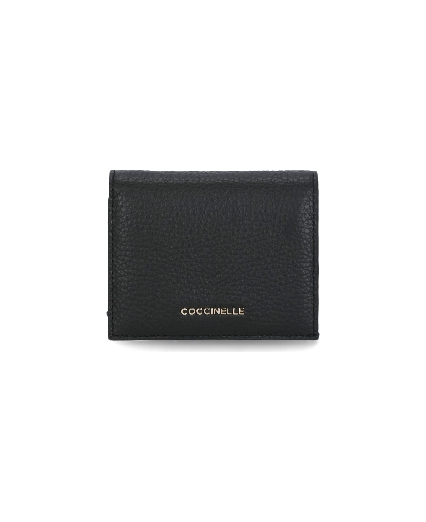Coccinelle Metallic Soft Wallet - Black