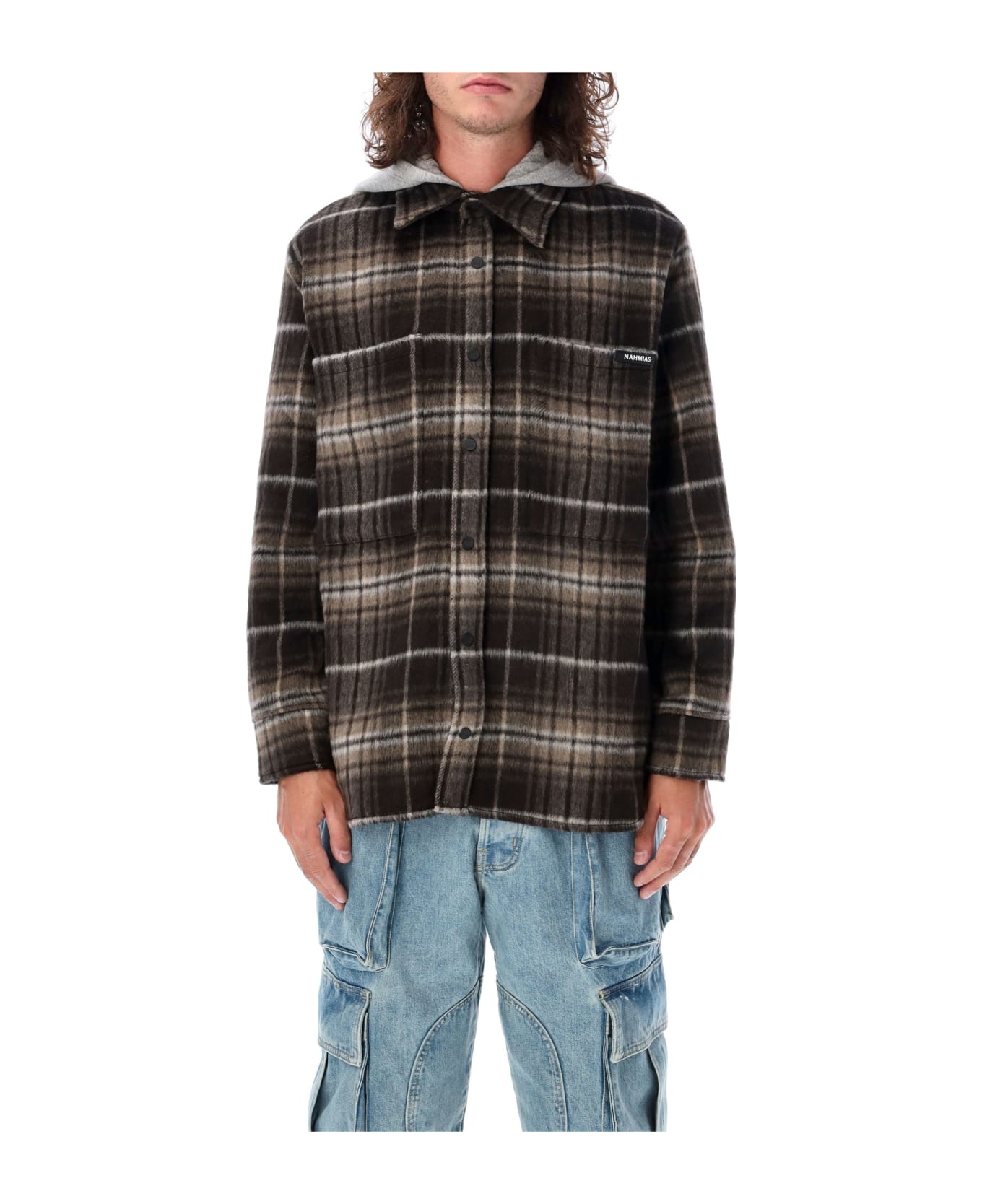 Nahmias Hooded Flannel Outerwear - PLAID