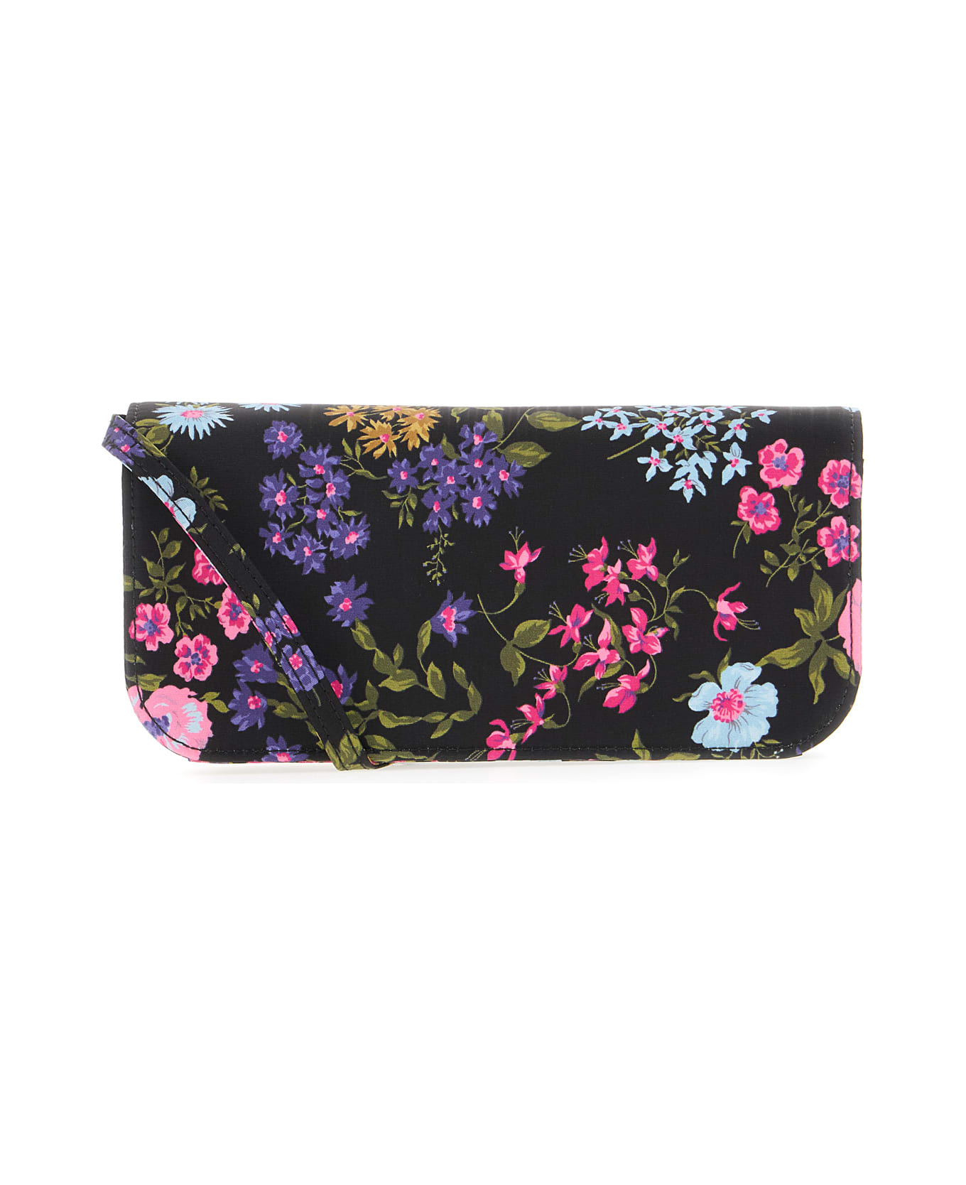 Valentino Garavani Printed Fabric Clutch - MULTI NERO