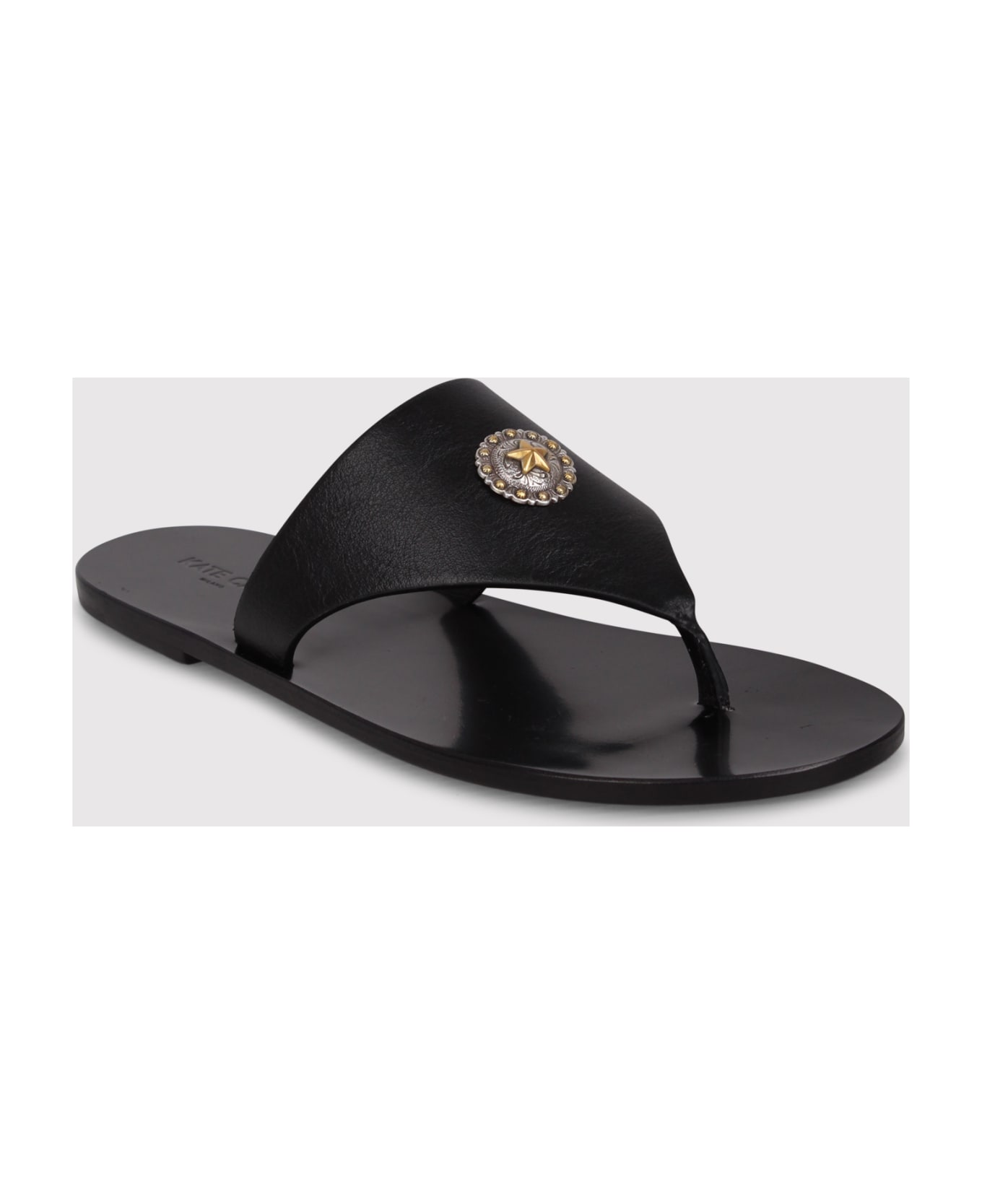 Kate Cate Phoebe Leather Flip-flops