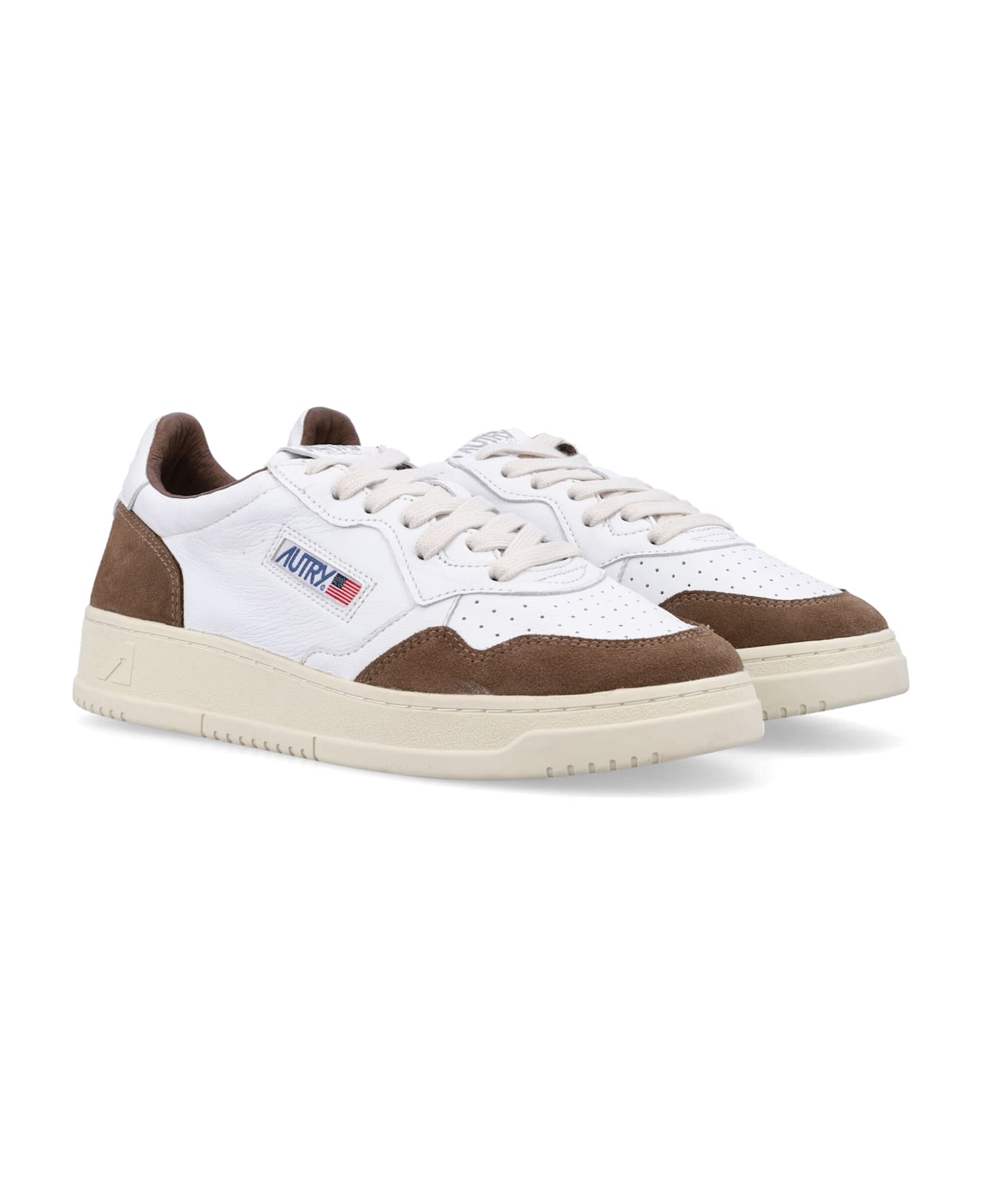 Autry Medalist Low Sneakers - Wht/cigar