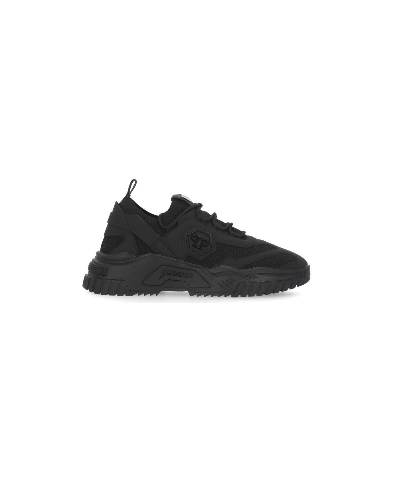 Philipp Plein Runner Hexagon Sneakers - Black