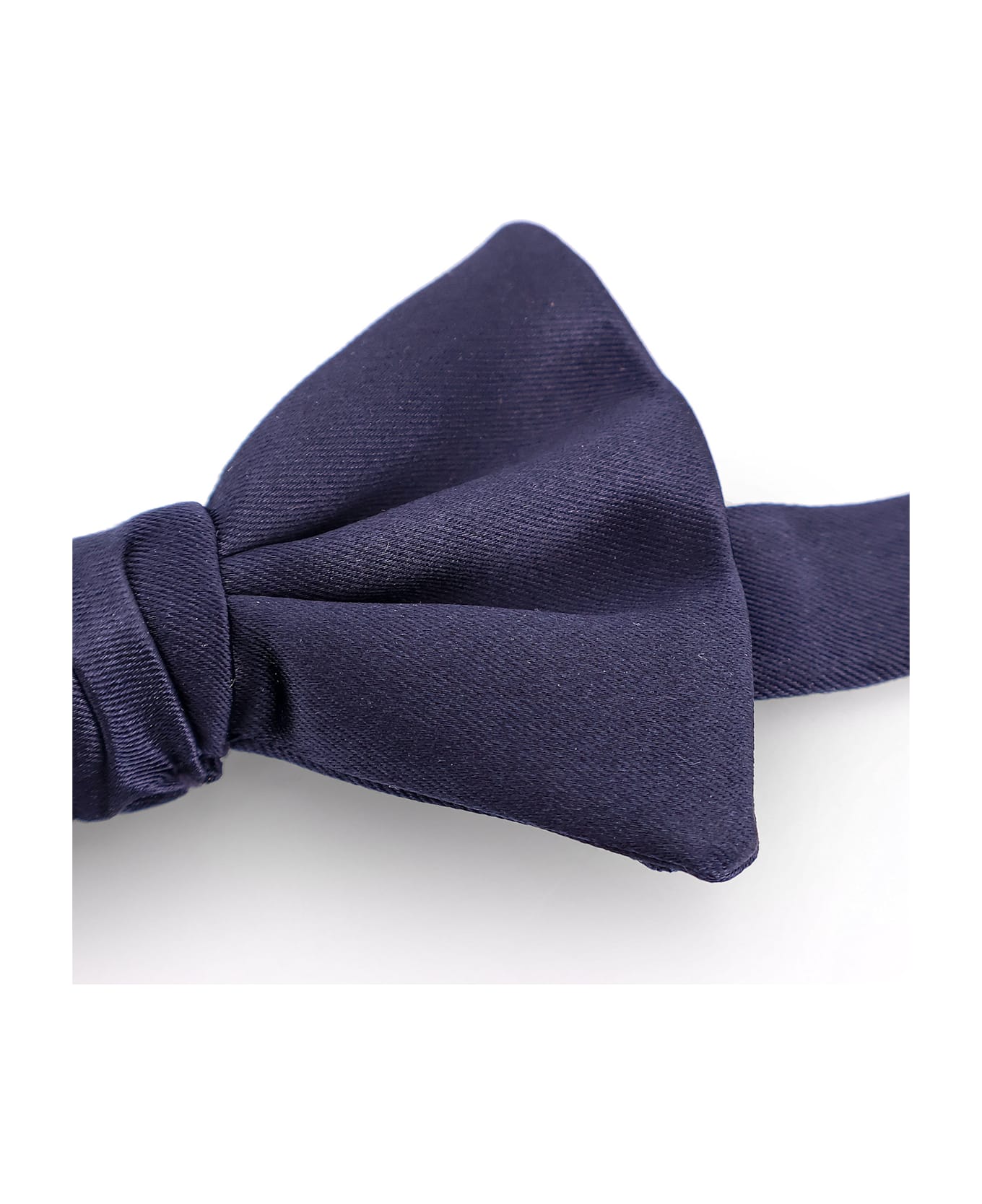 Giorgio Armani Silk Bow Tie - Blue