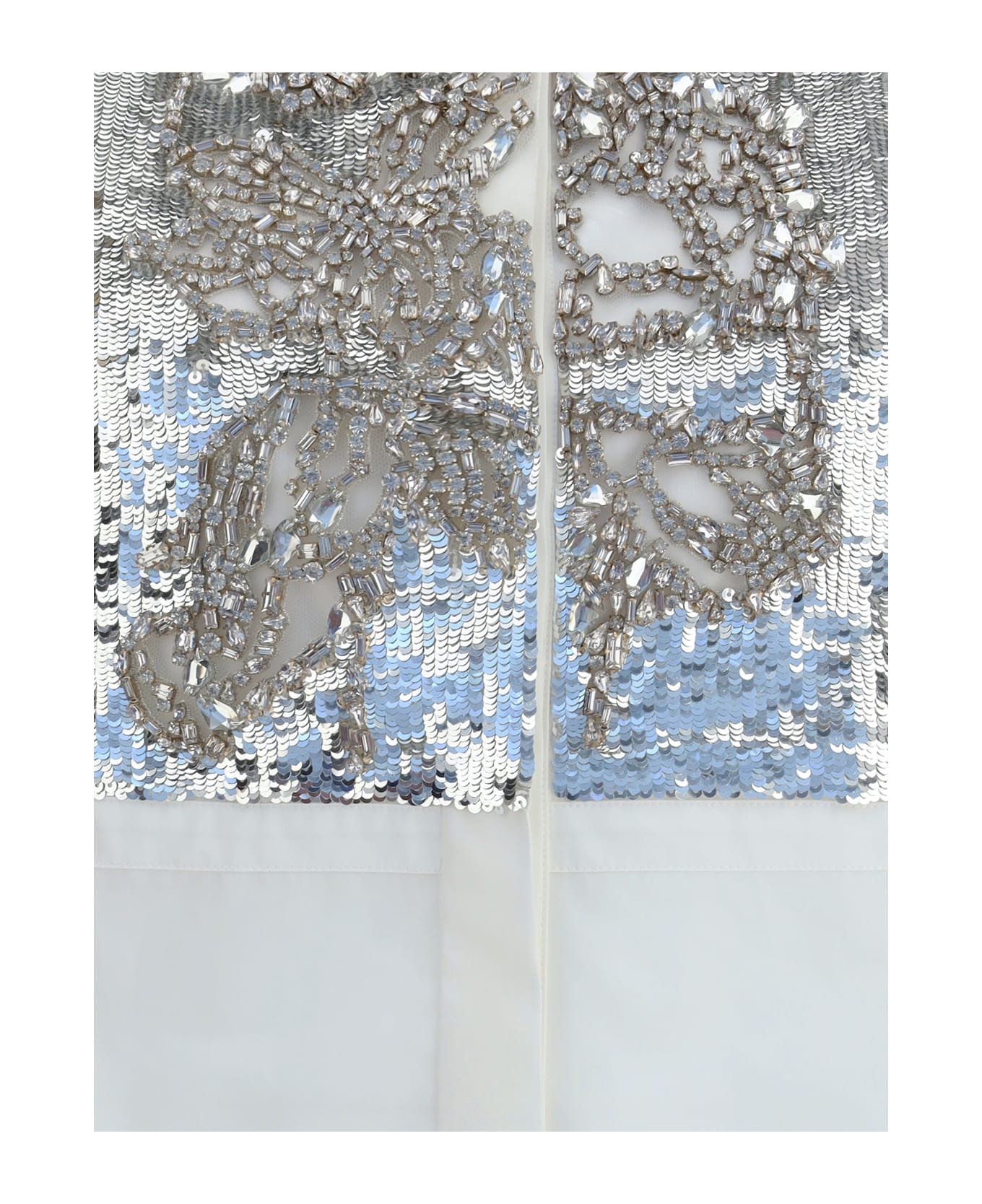 Alexander McQueen Crystal Embroidered Shirt