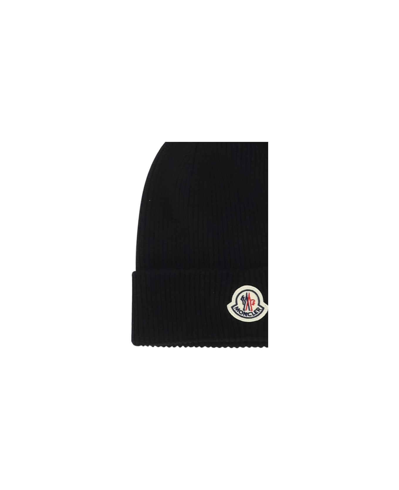 Moncler Beanie Hat - Black