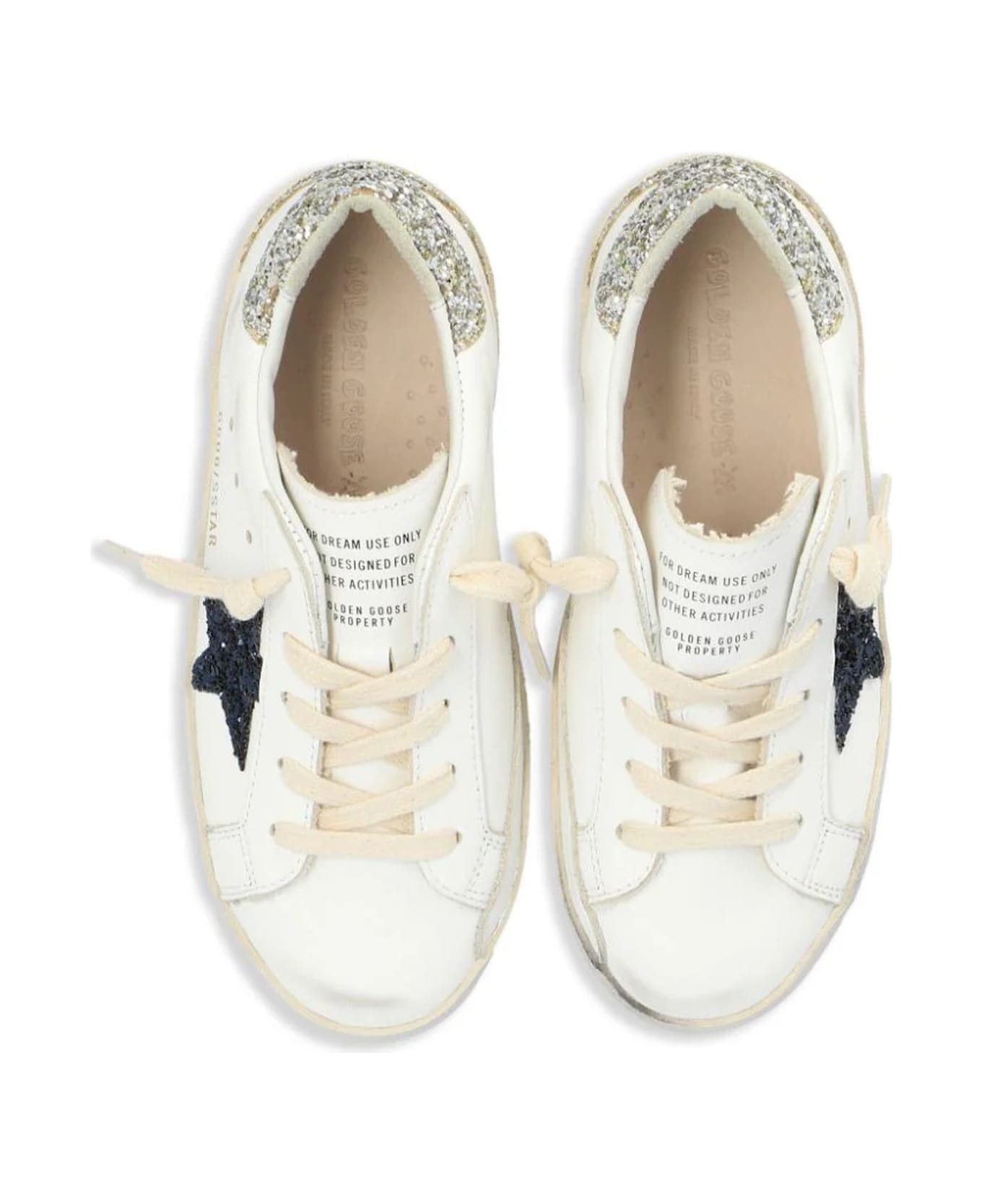 Golden Goose Kids Sneakers White - White