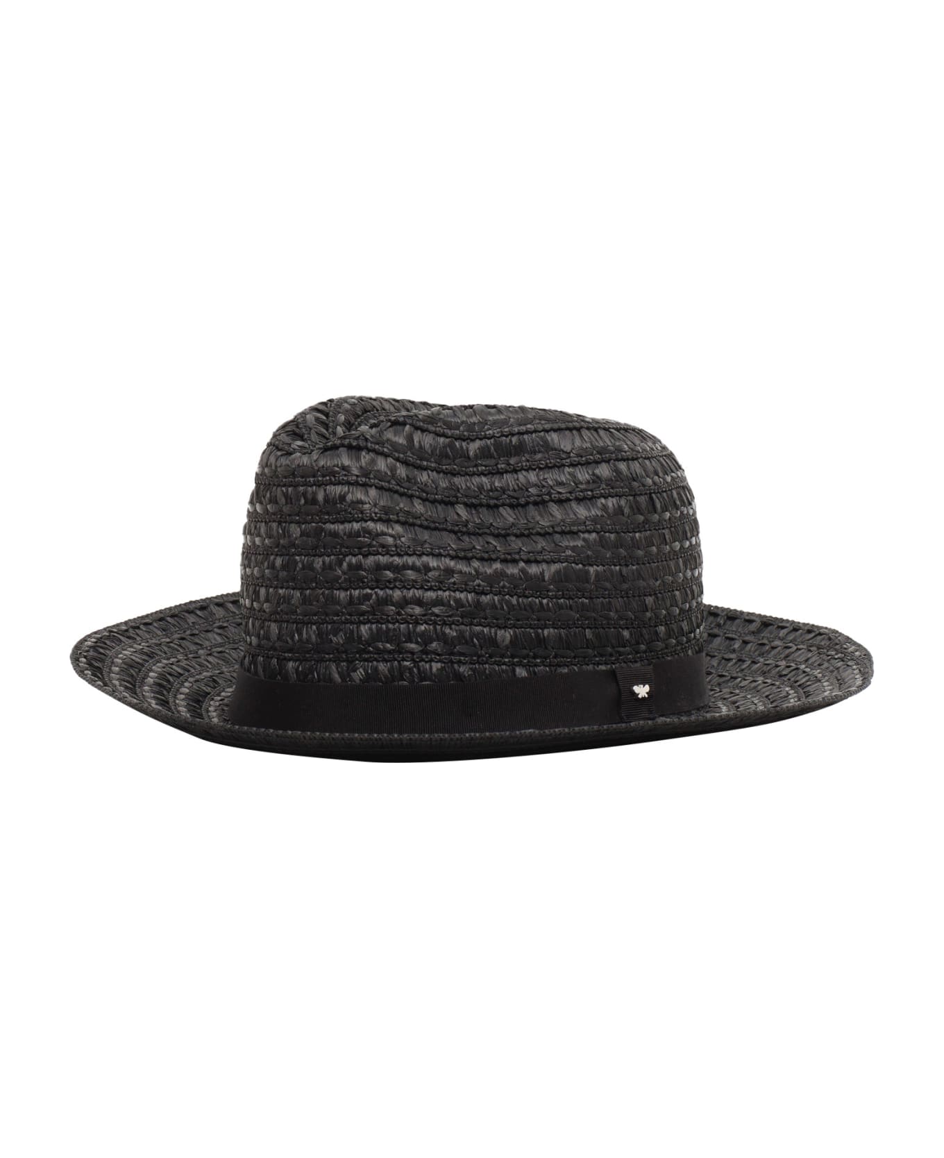 Weekend Max Mara Black Agenda Hat - BLACK