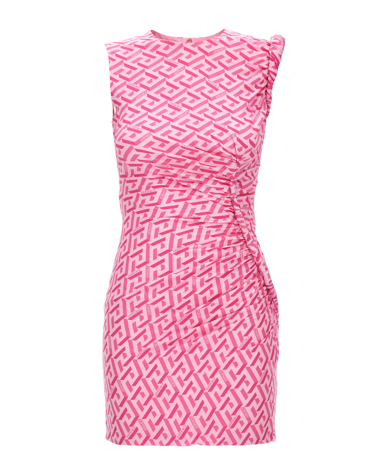 Versace 'la Greca' Dress - Pink