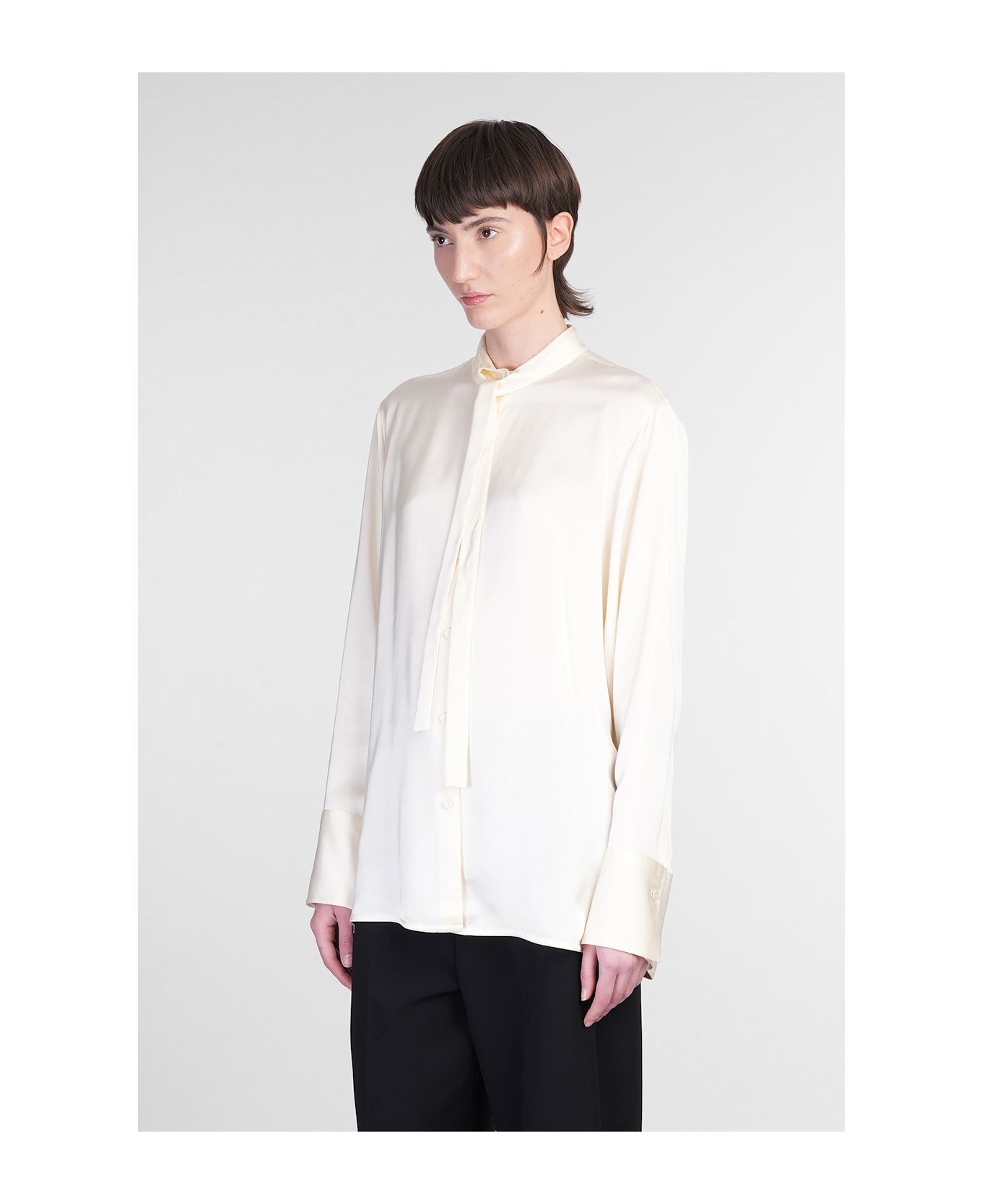 Jil Sander Shirt 97 Shirt In Beige Viscose - beige