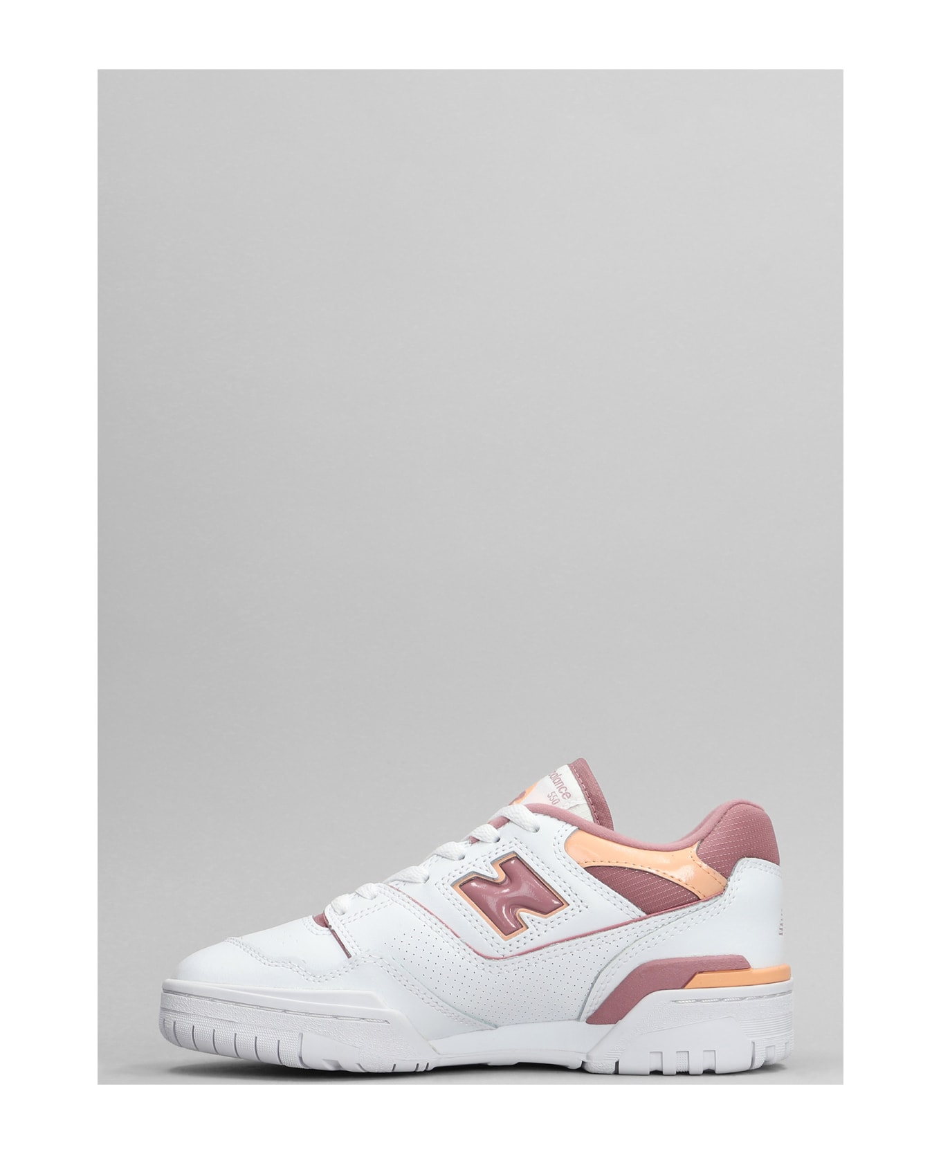 New Balance 550 Sneakers In White Leather - white
