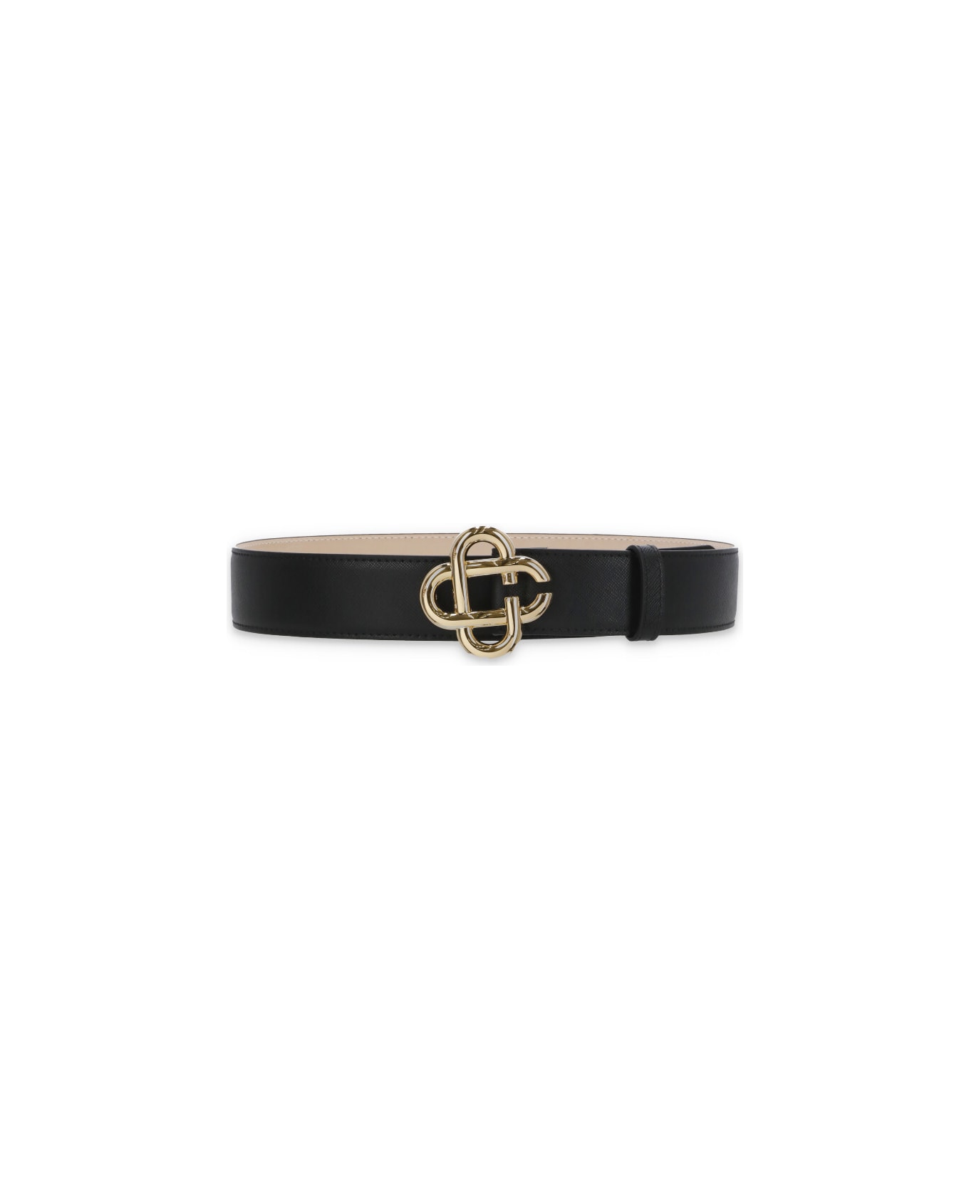 Casablanca Belt With Buckle Logo - Black