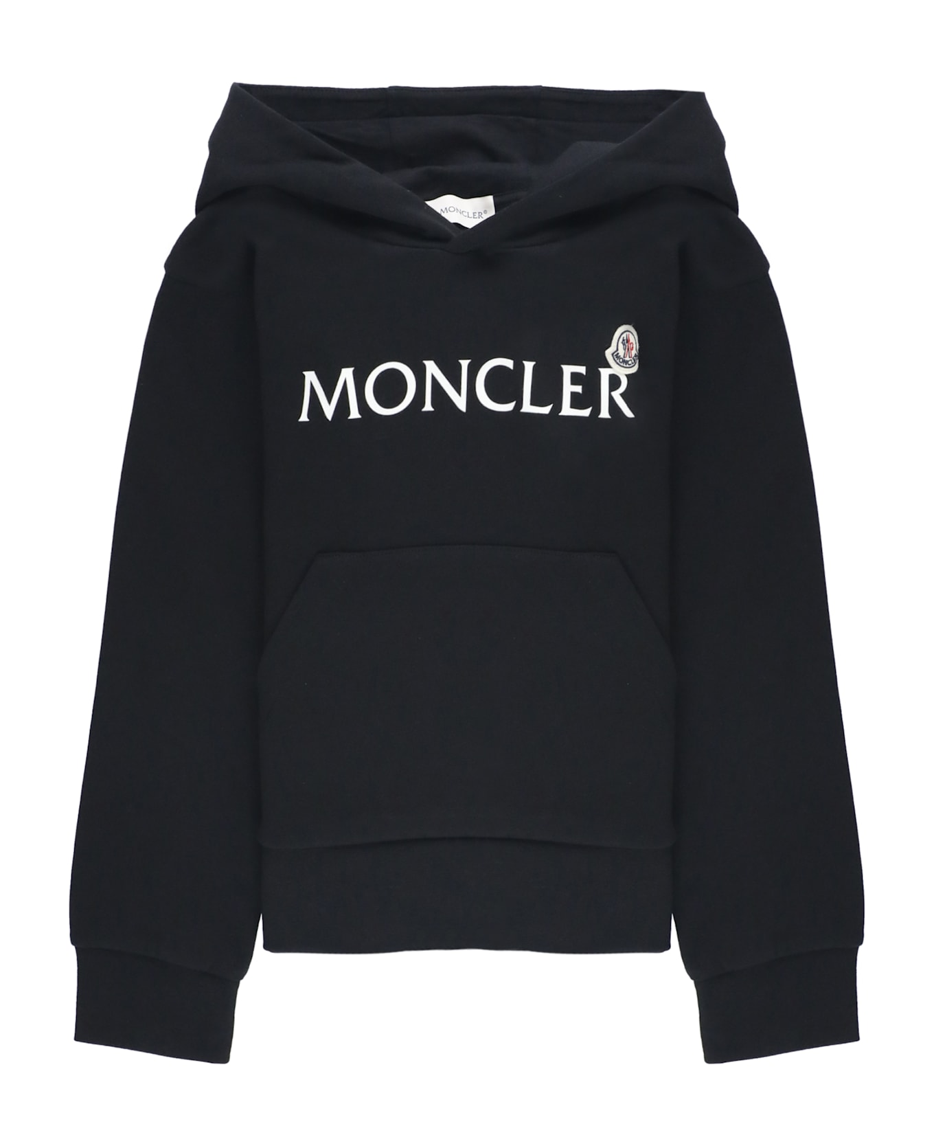 Moncler Cotton Hoodie - Black