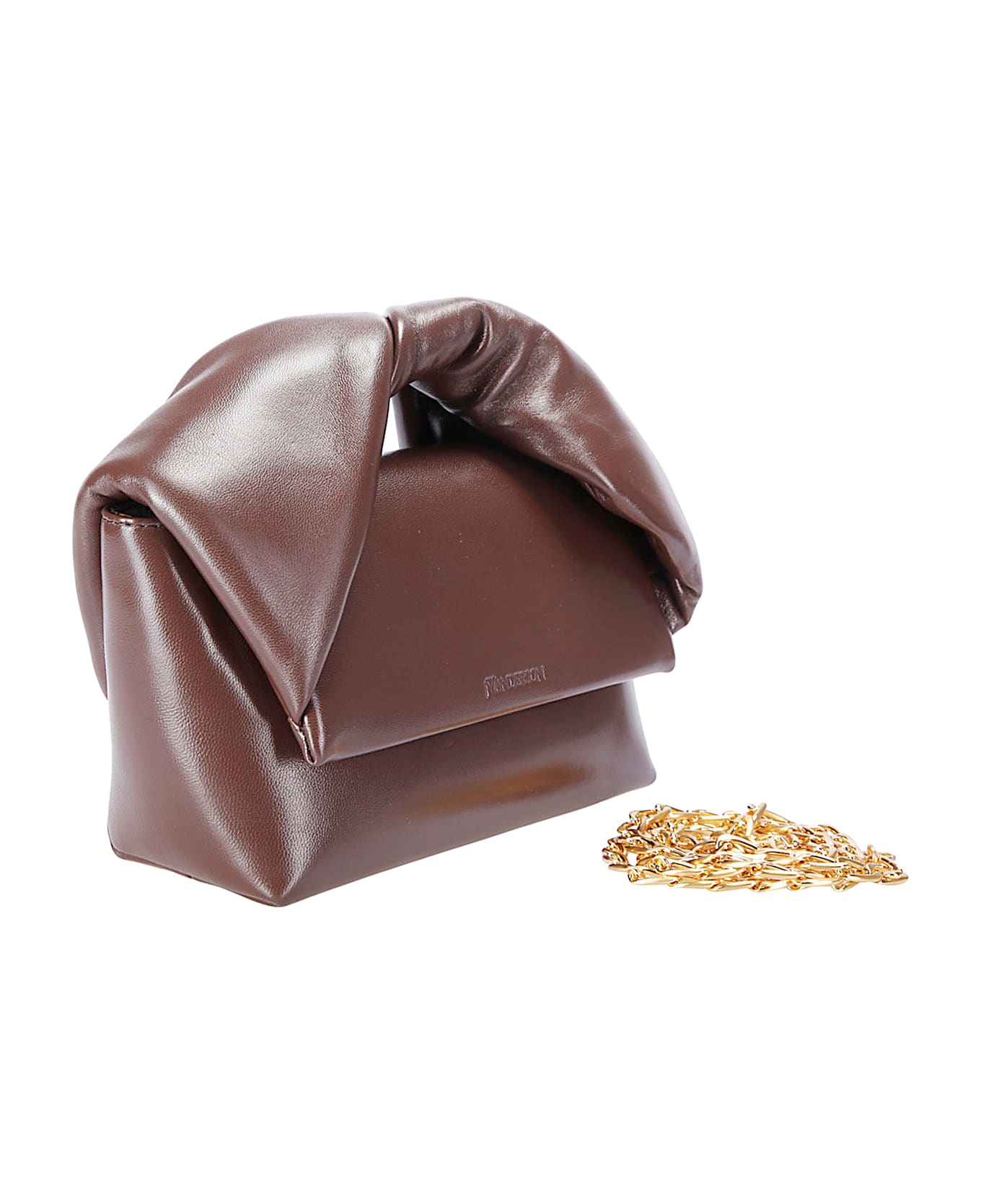J.W. Anderson Chocolate Nappa Leather Medium Twister Handbag - CHOCOLATEBROWN ショルダーバッグ