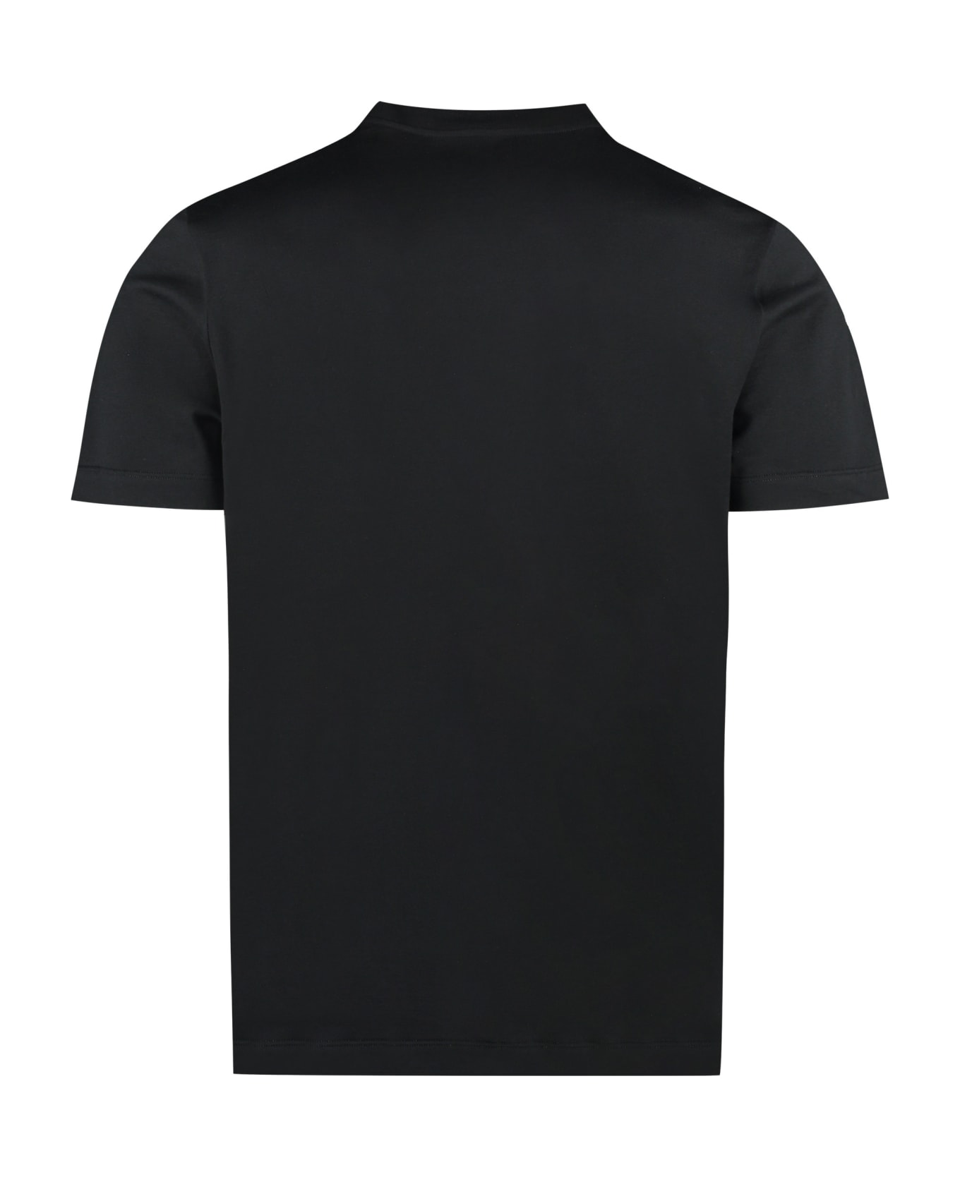 Versace Printed Cotton T-shirt - Black