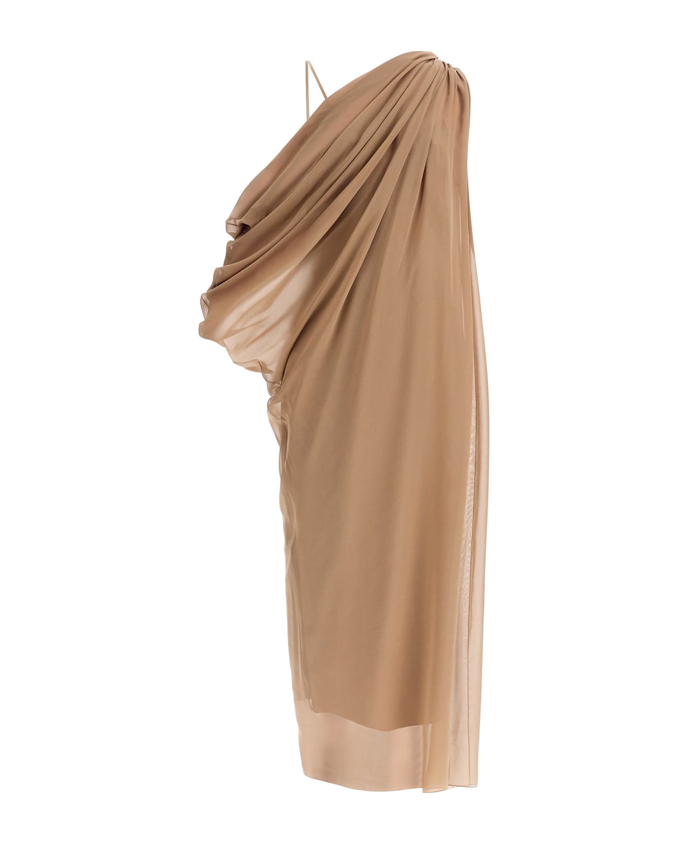 Khaite 'taj Chiffon Silk Dress' - Toffeee