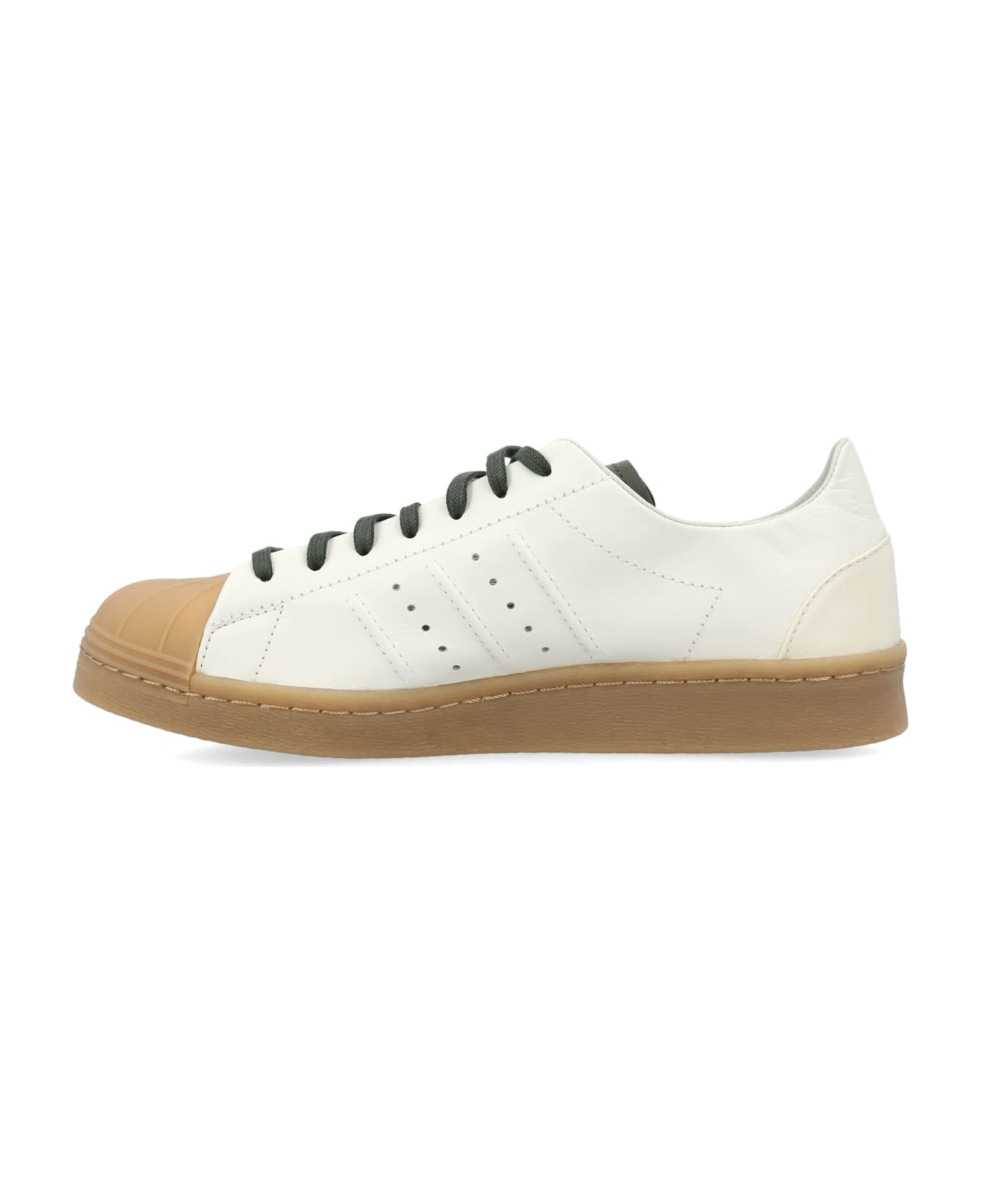 Y-3 Superstar Sneakers - WHITE OLIVE