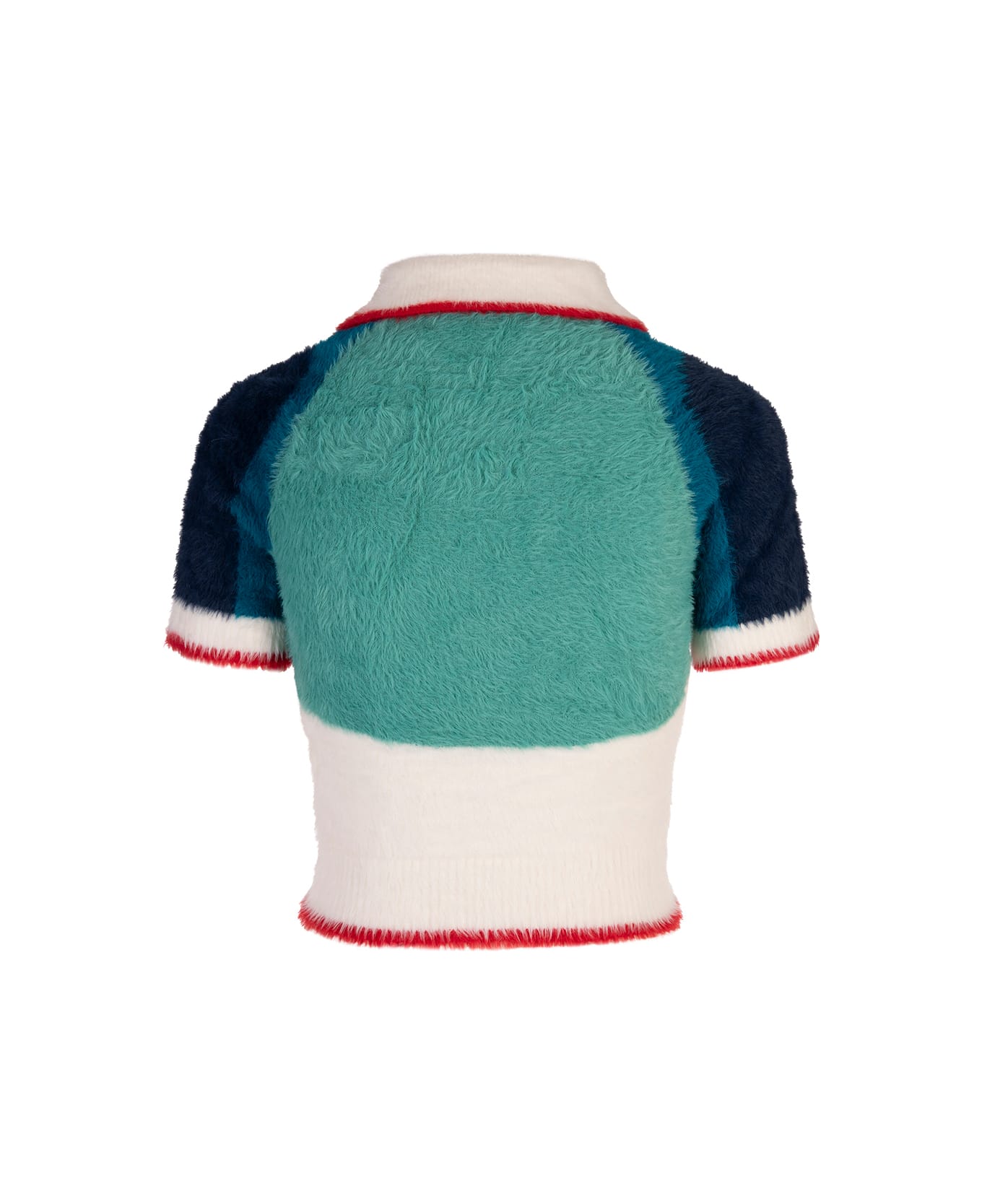 Casablanca Casa Sport Crop Polo Shirt - MultiColour