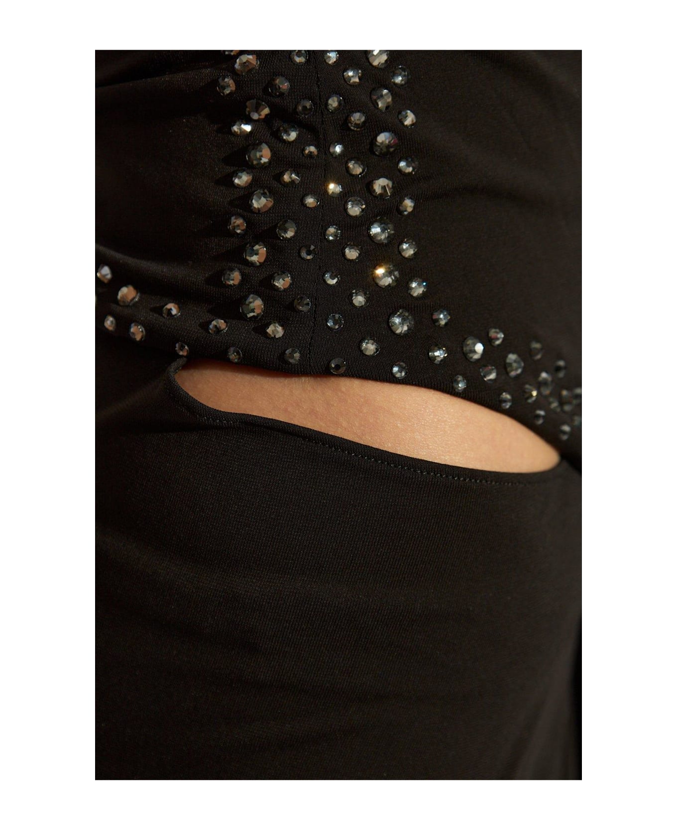 Crystal-embellished Sleeveless Maxi Dress