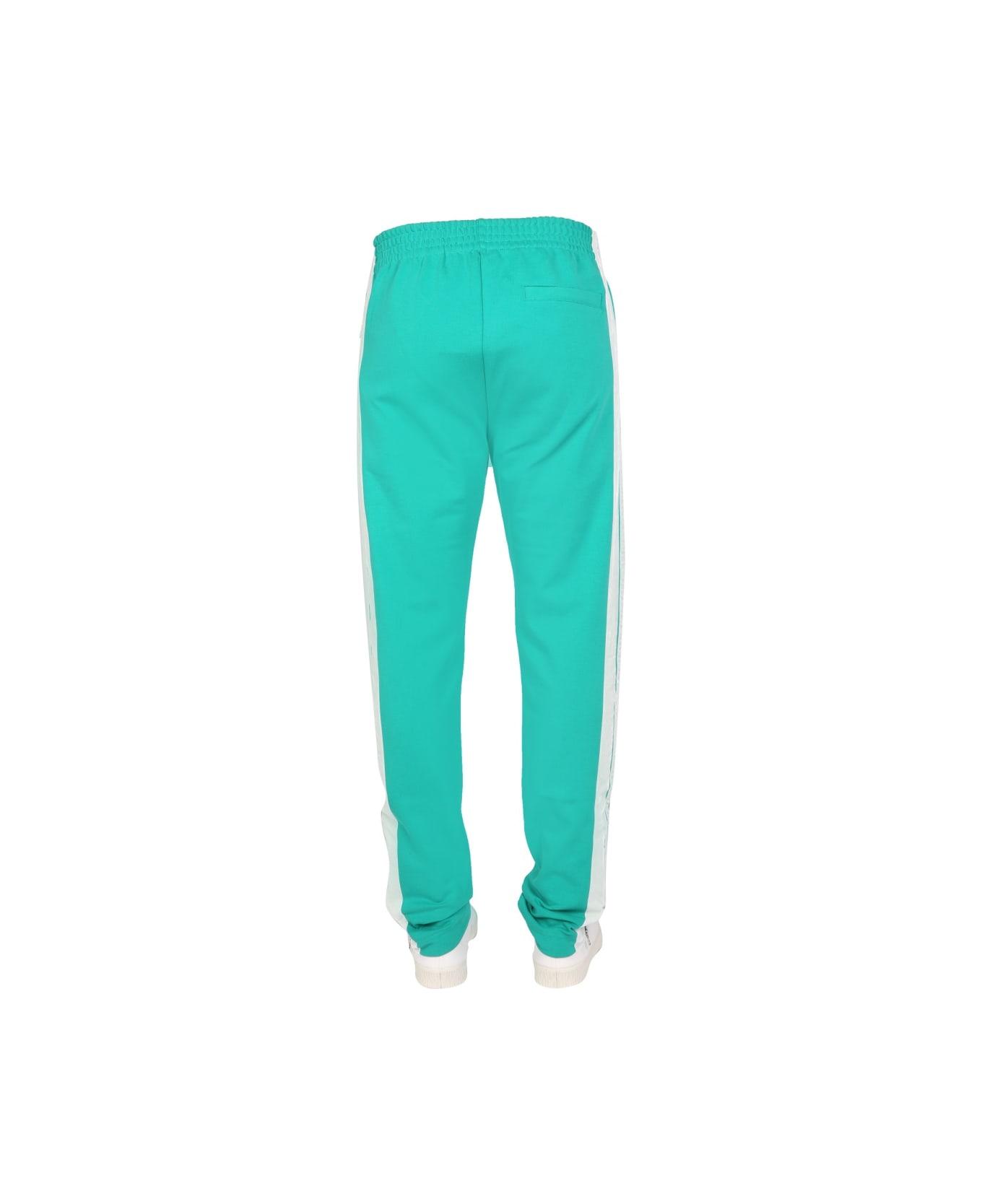 Mouty Logo Embroidery Jogging Pants - GREEN
