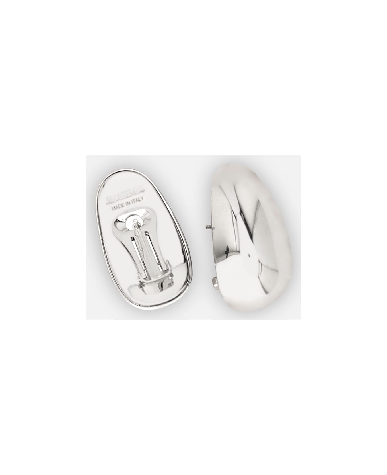 Jacquemus Les Boucles Curved Earrings - Silver