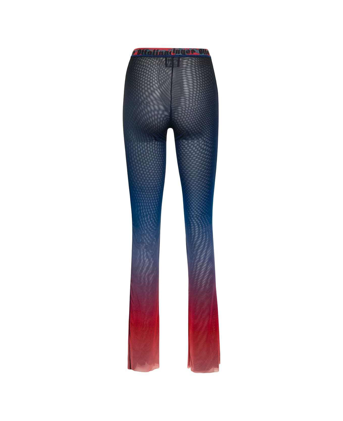 Ottolinger Multicolor Pants With Faded Effect In Mesh Woman - Multicolor