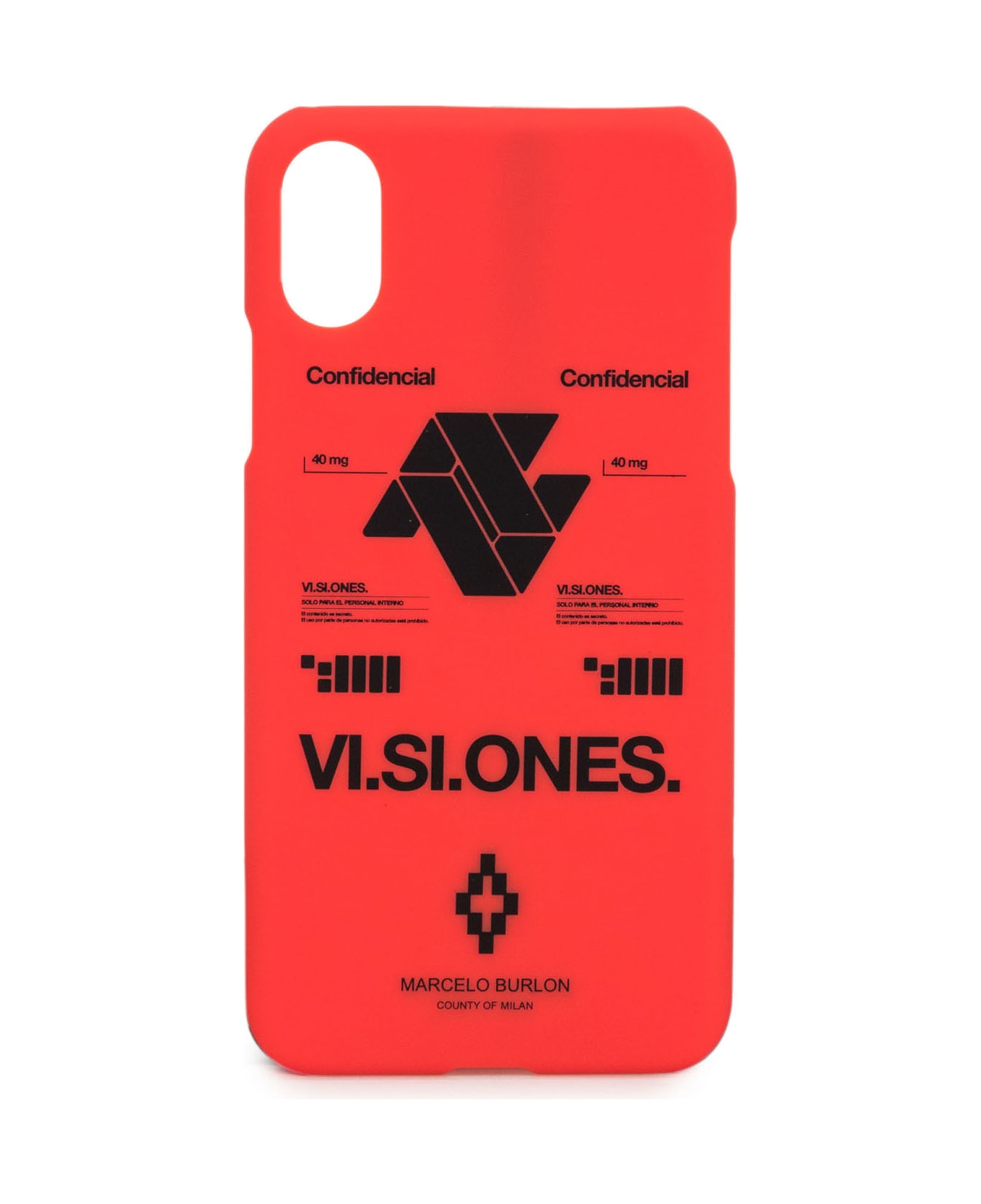 Marcelo Burlon Iphone X Case - NERO デジタルアクセサリー