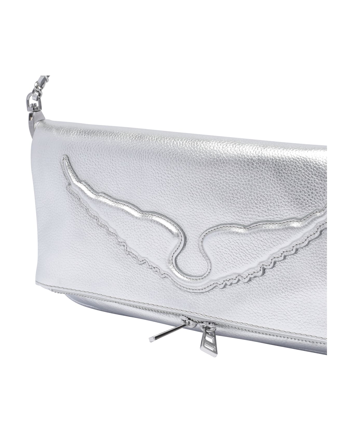 Zadig & Voltaire Rock Pochette - Silver