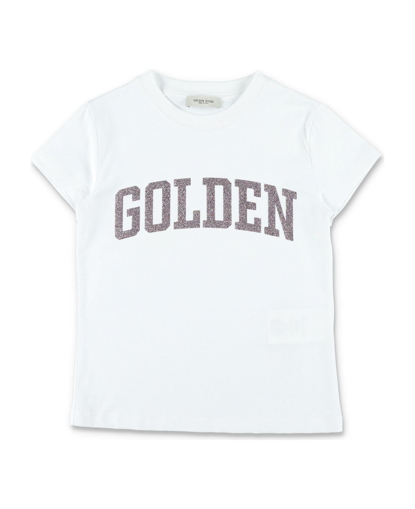Golden Goose Kid - Edna T-shirt - WHITE/ROSE