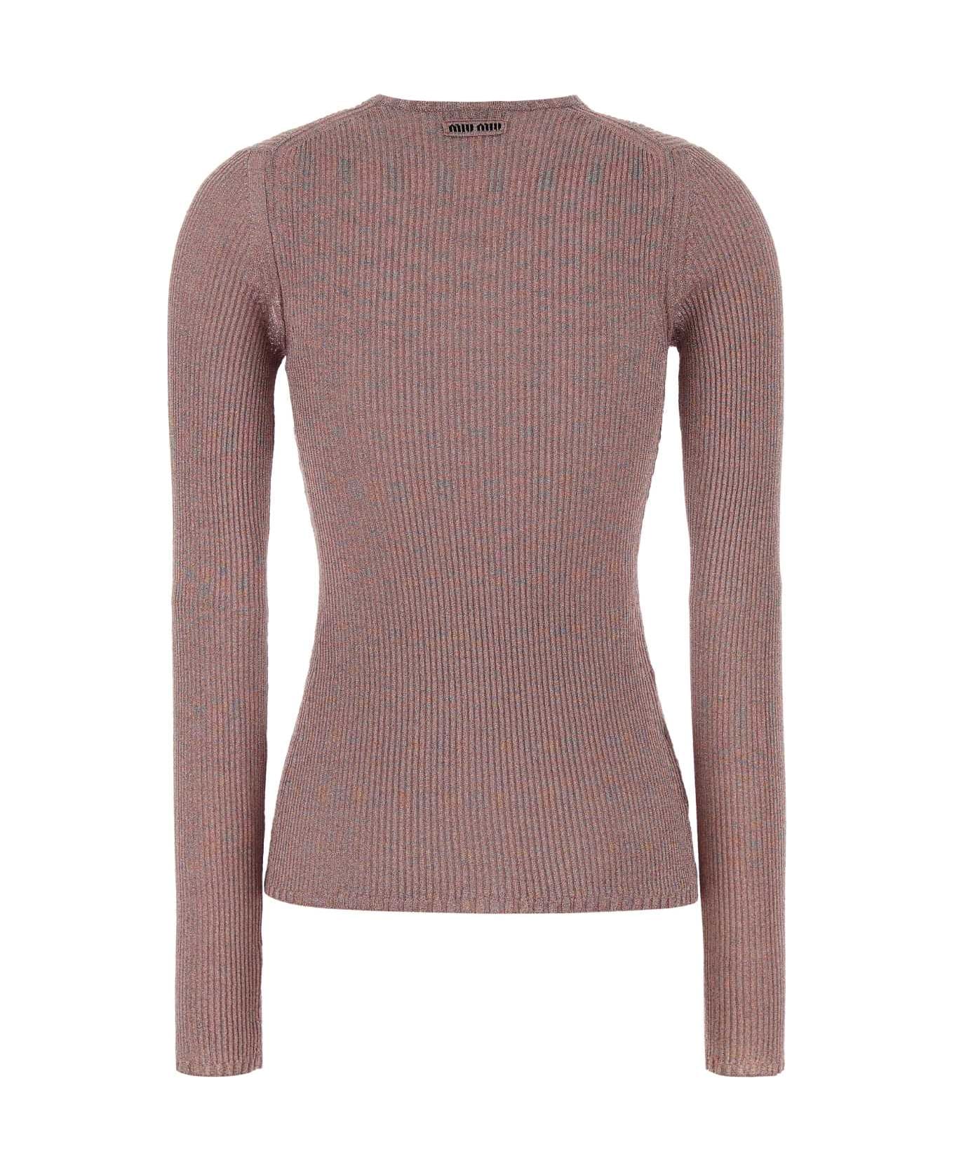 Miu Miu Pink Viscose Blend Top - BEGONIA