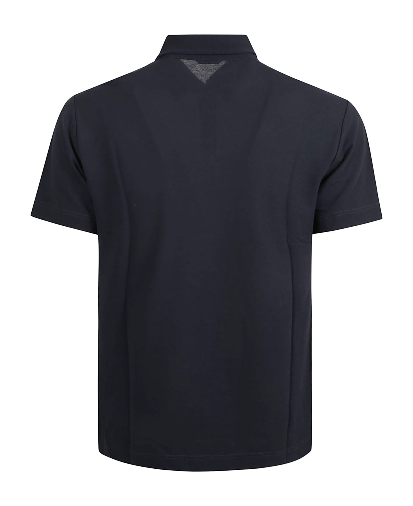 Zanone Regular Plain Polo Shirt - Blue Copia シャツ