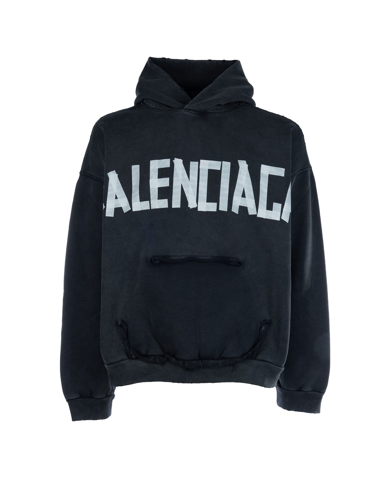 Balenciaga Felpe - FADED WASHED BLACK