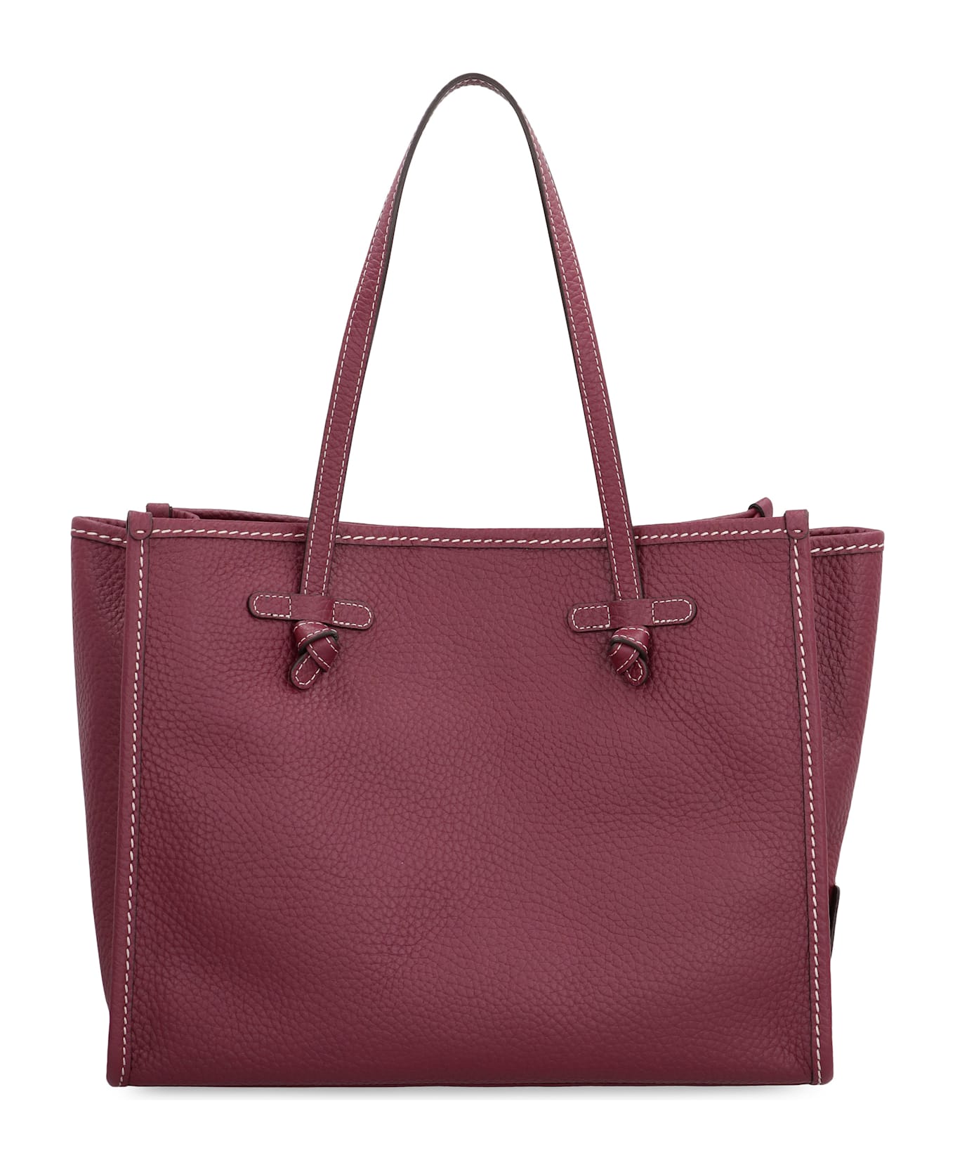 Gianni Chiarini Marcella Leather Tote - Red-purple or grape