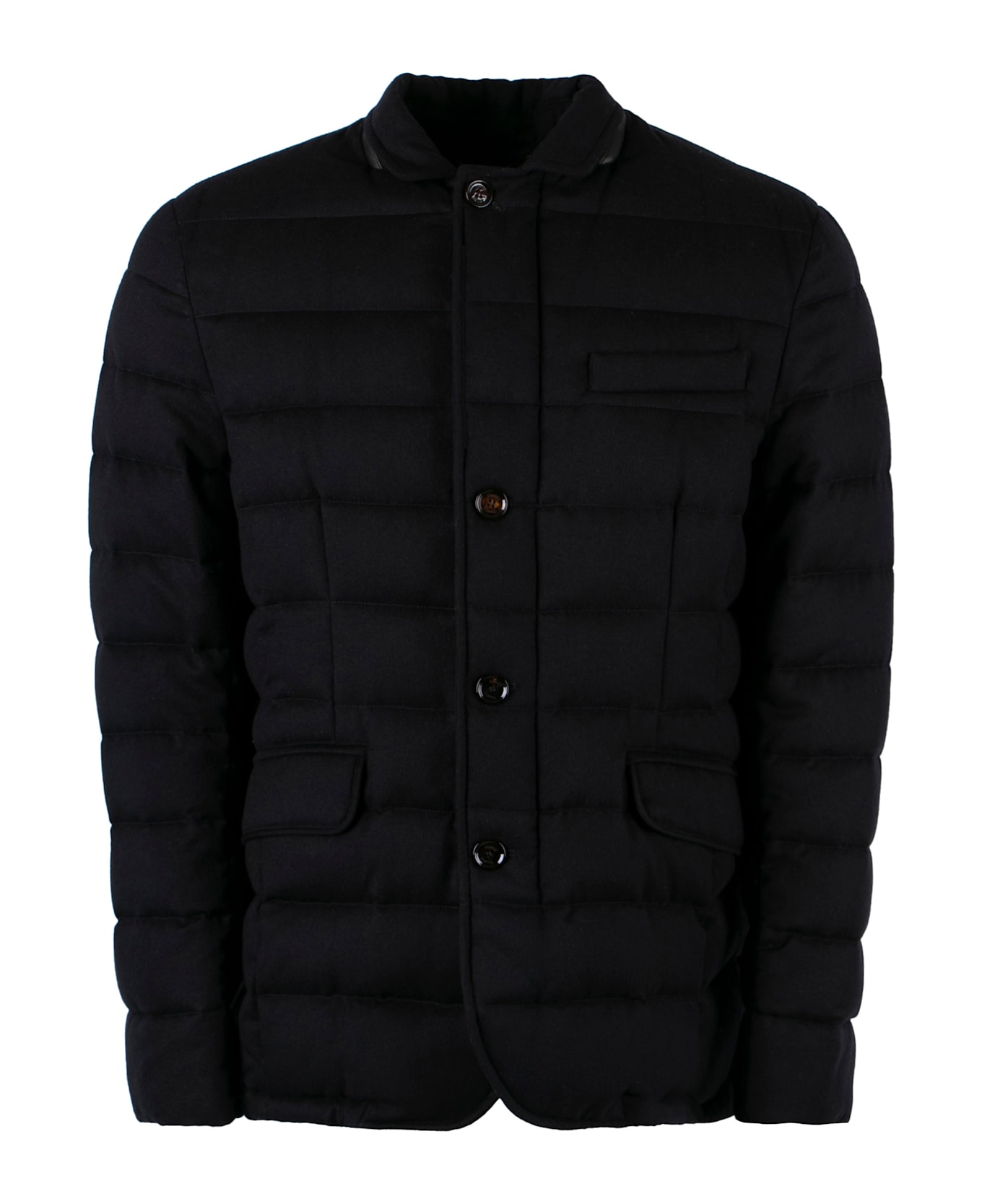 Moorer Zayn Cashmere Two-button Blazer - blue