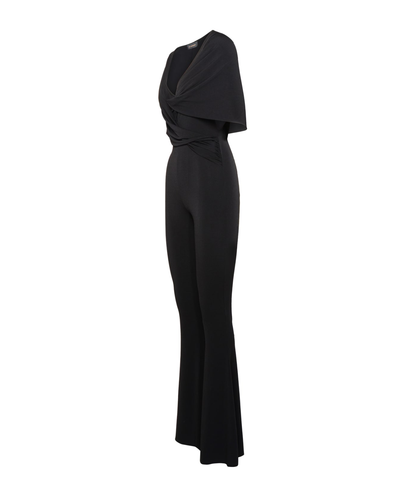 The Andamane One-piece Jumpsuit In Black Polyester - Black