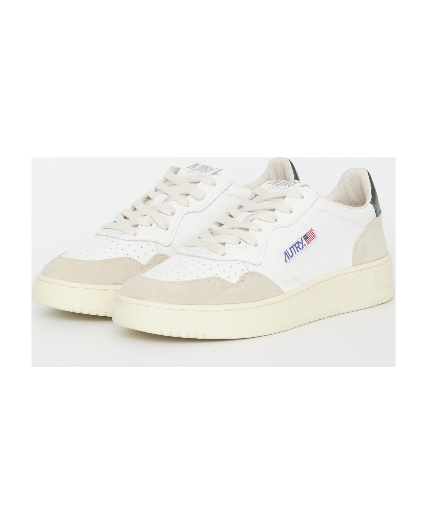 Autry Medalist Suede Sneakers - Bianco