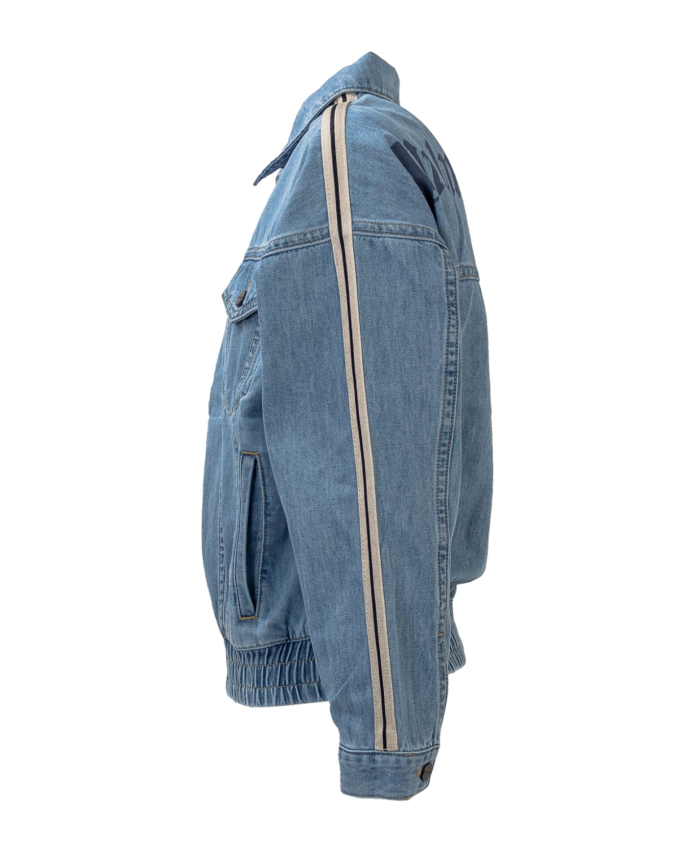 Palm Angels Chambray Jacket - BLUE コート＆ジャケット