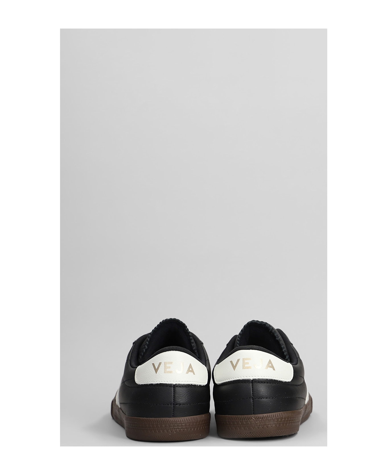Veja Panenka O.t Sneakers In Black Leather - black