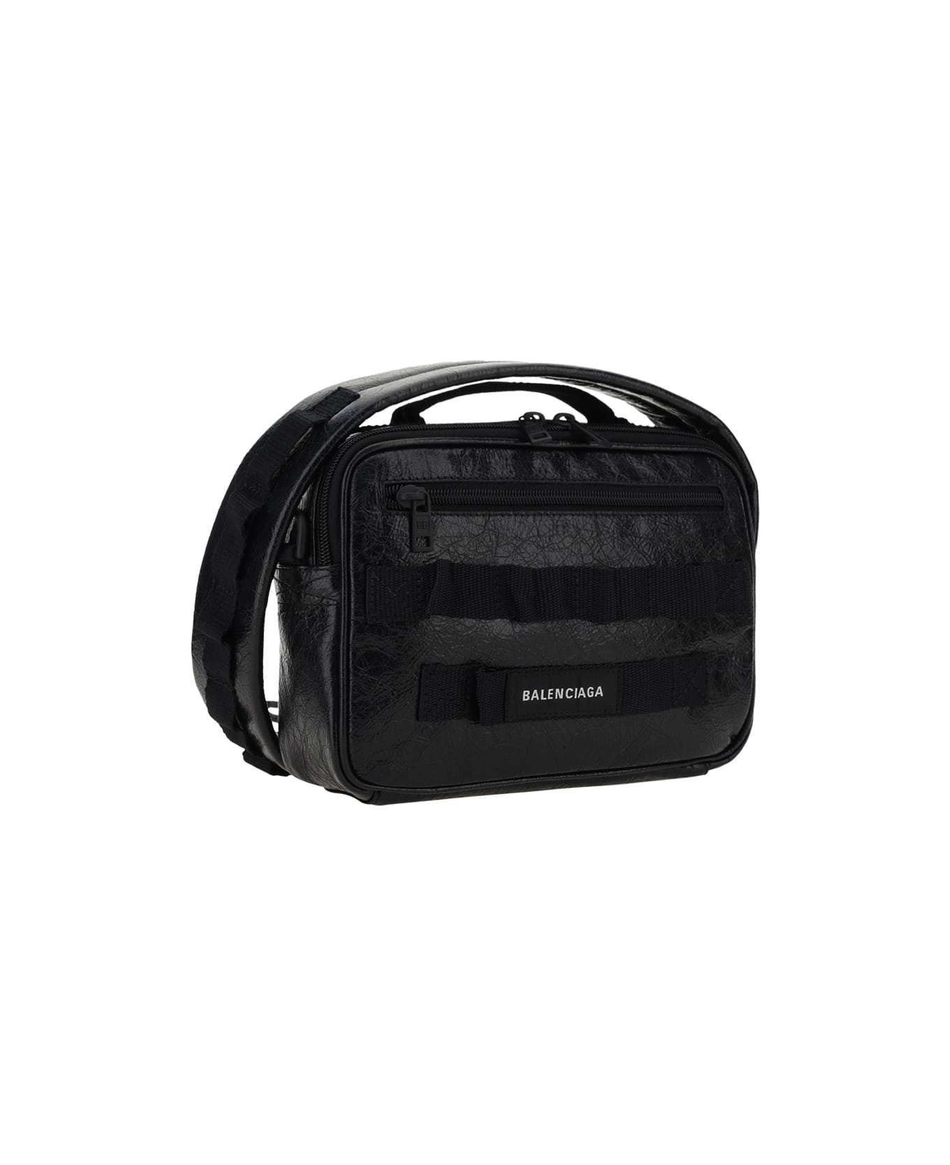 Balenciaga Camera Army Shoulder Bag - Black ショルダーバッグ