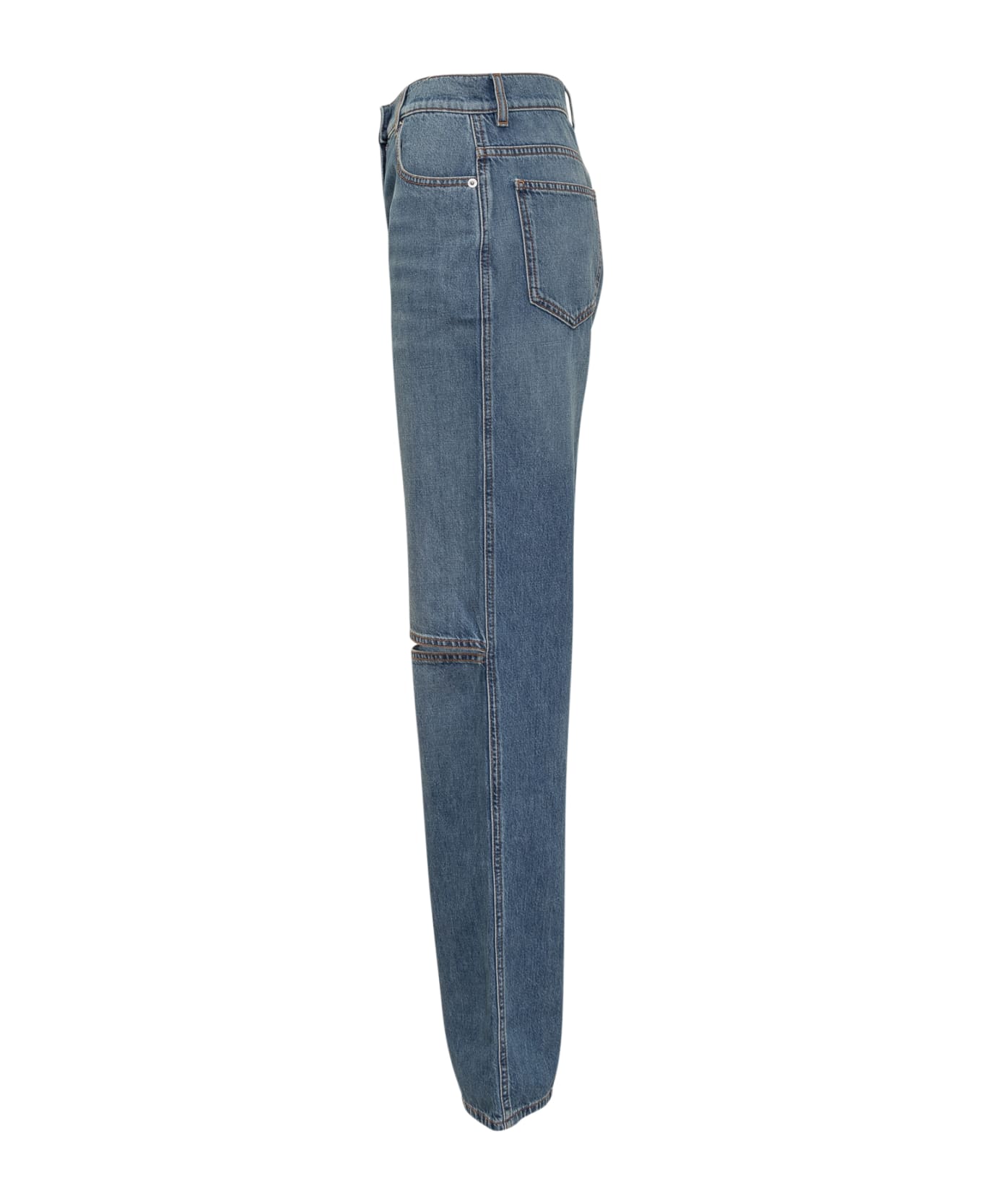 J.W. Anderson Cut-out Bootcut Jeans - LIGHT BLUE